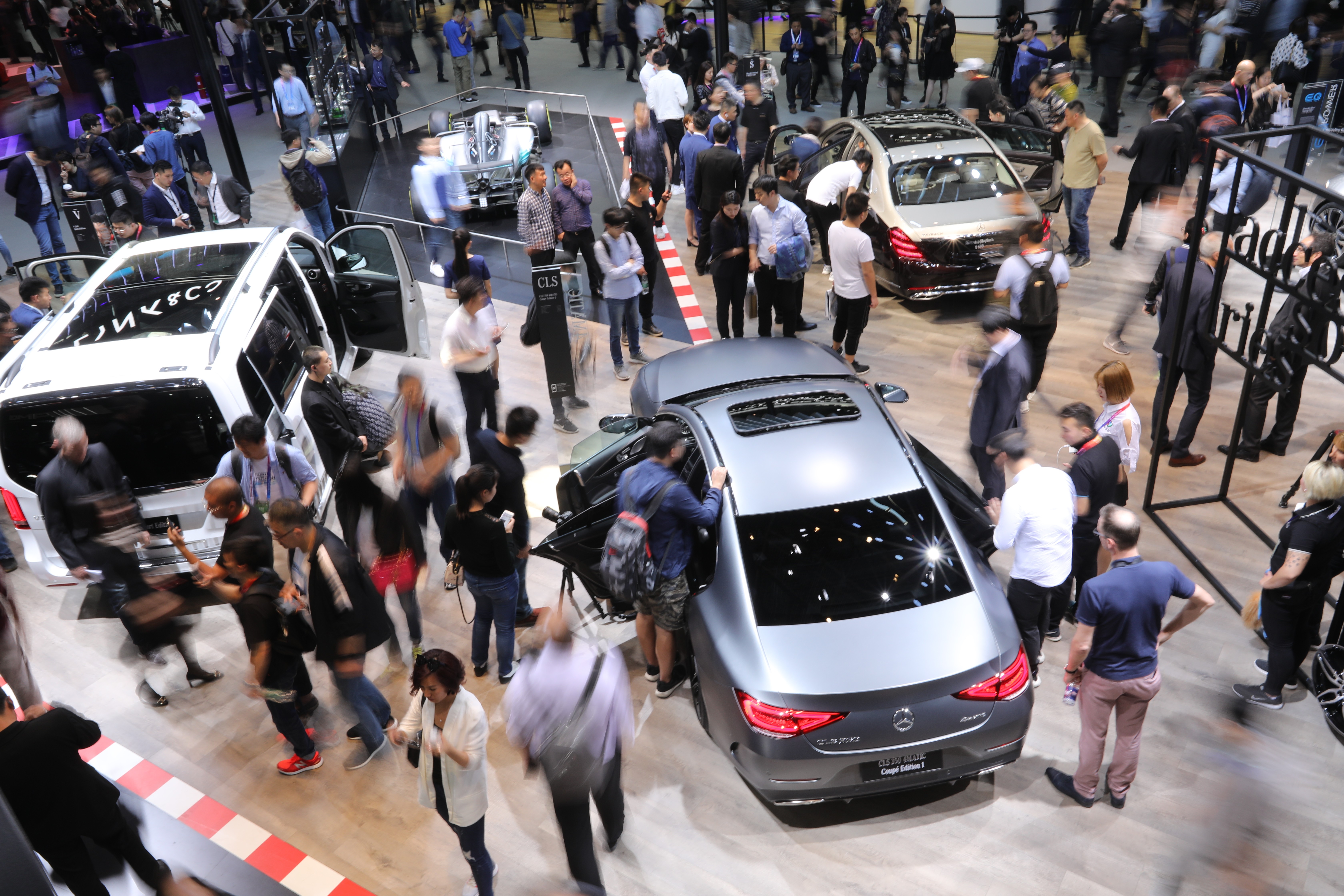 Visitors at the Auto China, which is being held in Beijing until May 4. The biennial car show is recognised as one of the most important automotive fairs in the world. Photo: Simon Song