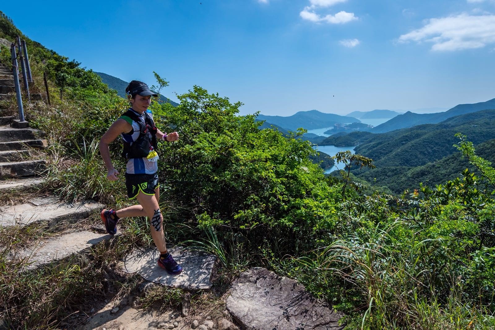Marie McNaughton running the MSIG HK50 – a long hard season has left her body riddled with injuries. Photo: Action Asia Events