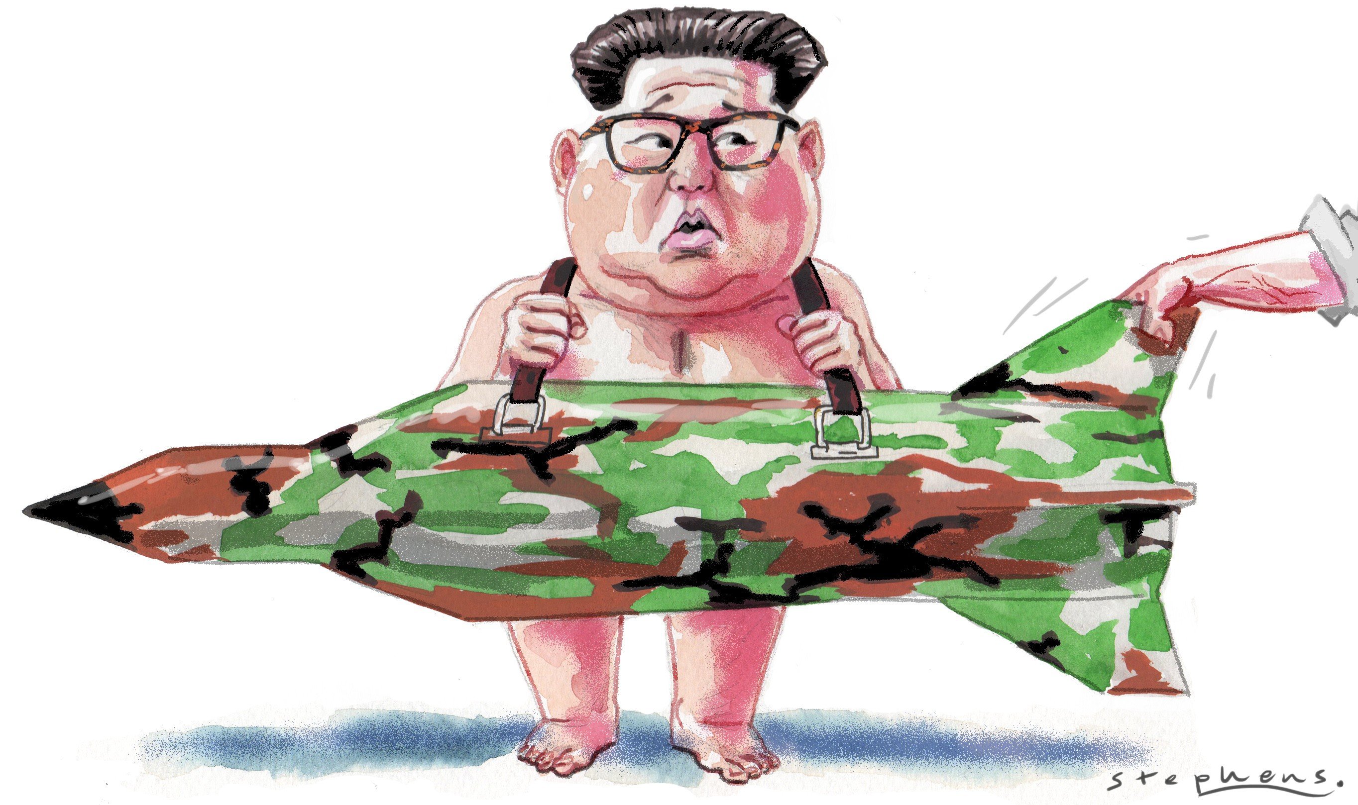 North Korean leader Kim Jong-un would appear to have heard the message that he had better adjust his strategy or his regime was doomed. But can US President Donald Trump comprehend that Kim needs US security guarantees as a quid pro quo as he denuclearises? Illustration: Craig Stephens