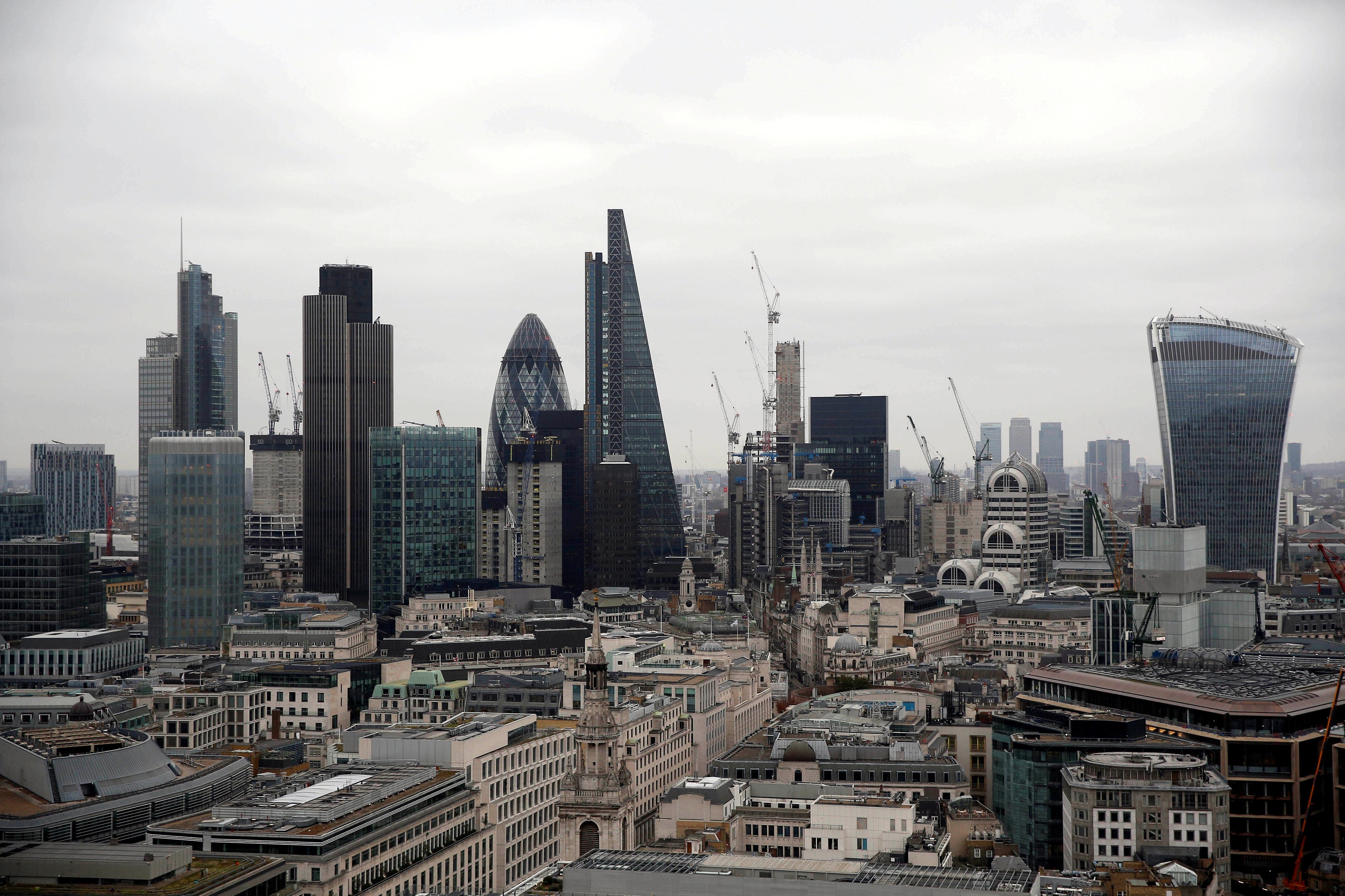 A view of the London skyline that shows the City of London’s financial district. Photo: Reuters