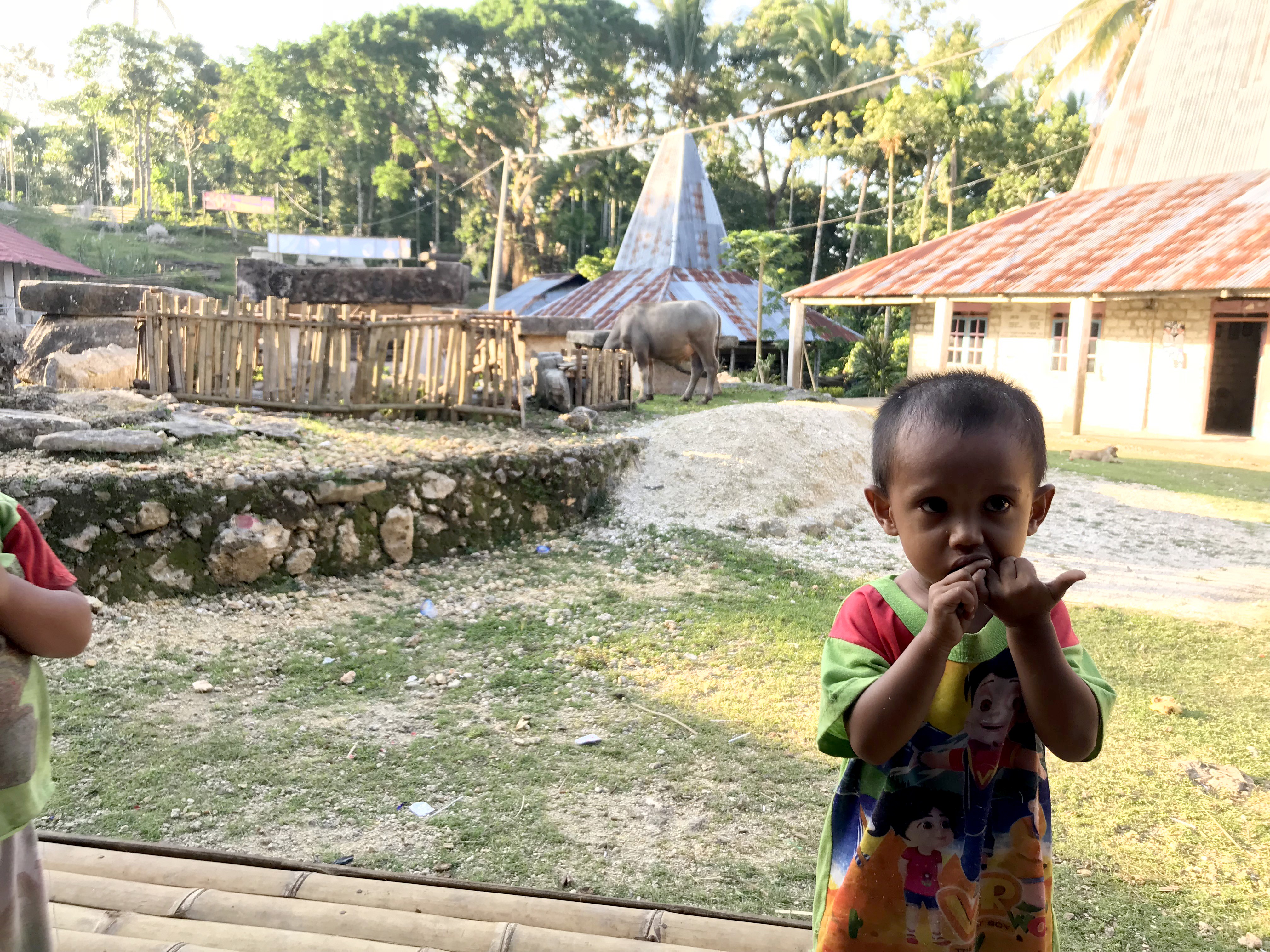 With only dangerous oil maps for illumination at night, children who live in Weepatando village in Southwest Sumba are finding it hard to excel due to poor lighting at their houses. Photo: Resty Woro Yuniar