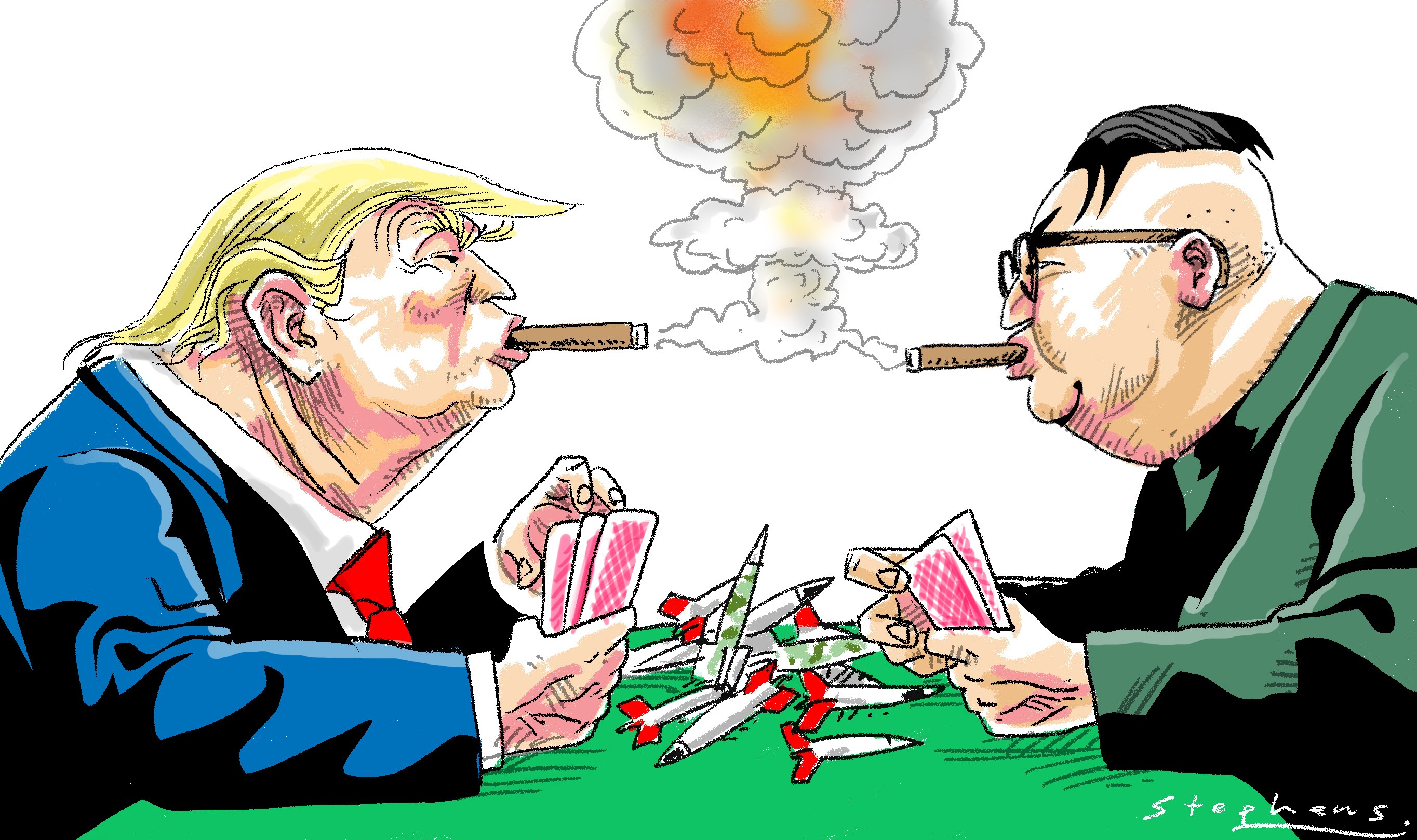 Nuclear diplomacy is not a casino game or akin to bluffing in property transactions. It is a complex contest of strategy, never one of mere chance. Illustration: Craig Stephens