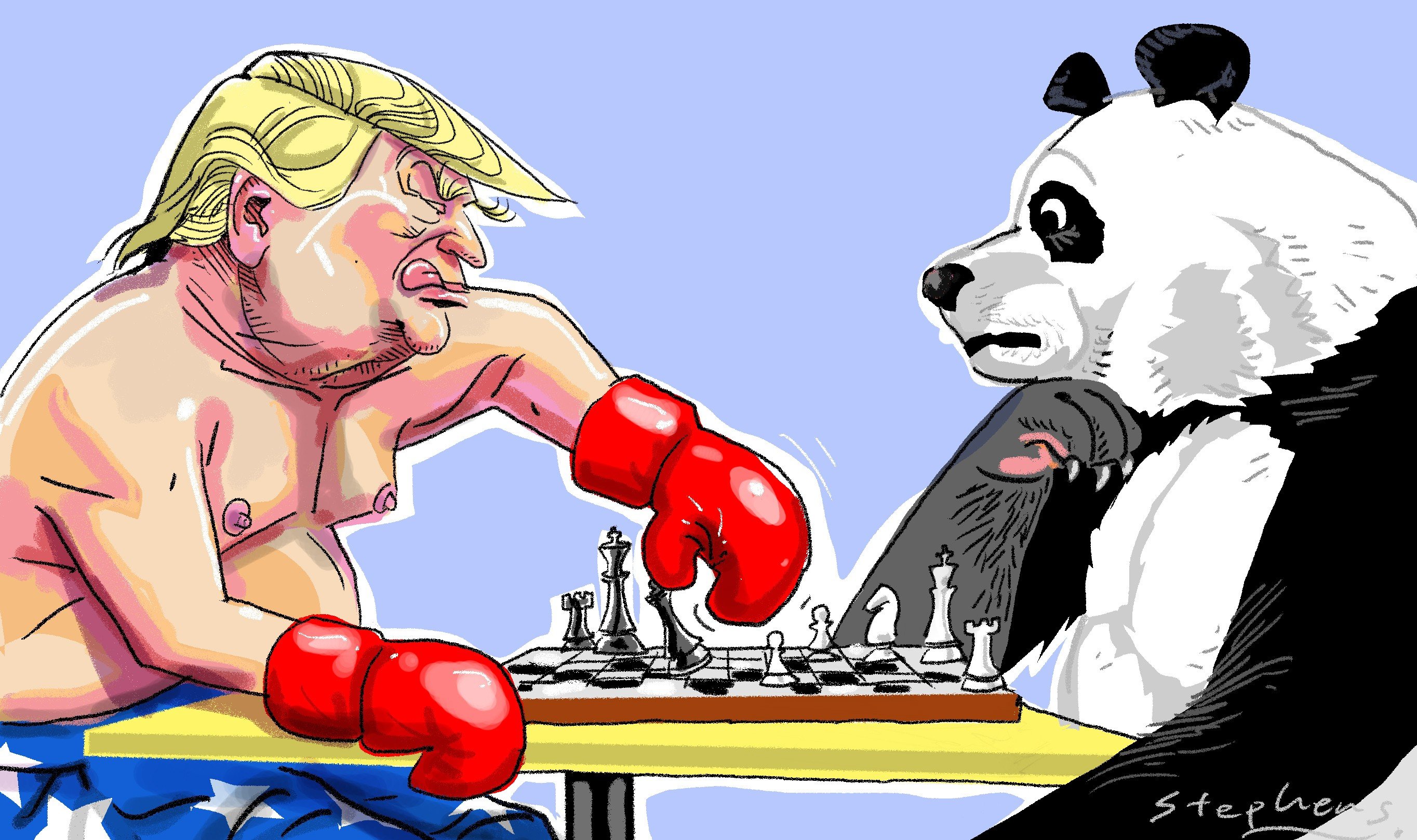 America may not be thinking strategically about its relationship with China, or its role in the wider world, according to Singapore’s prime minister, Lee Hsien Loong. Illustration: Craig Stephens