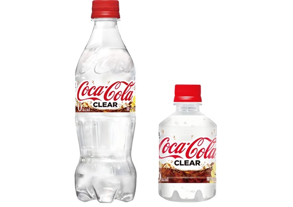 Coca-Cola Japan has released has a new version of Coke, and it is colourless. Photo: Coca-Cola Japan