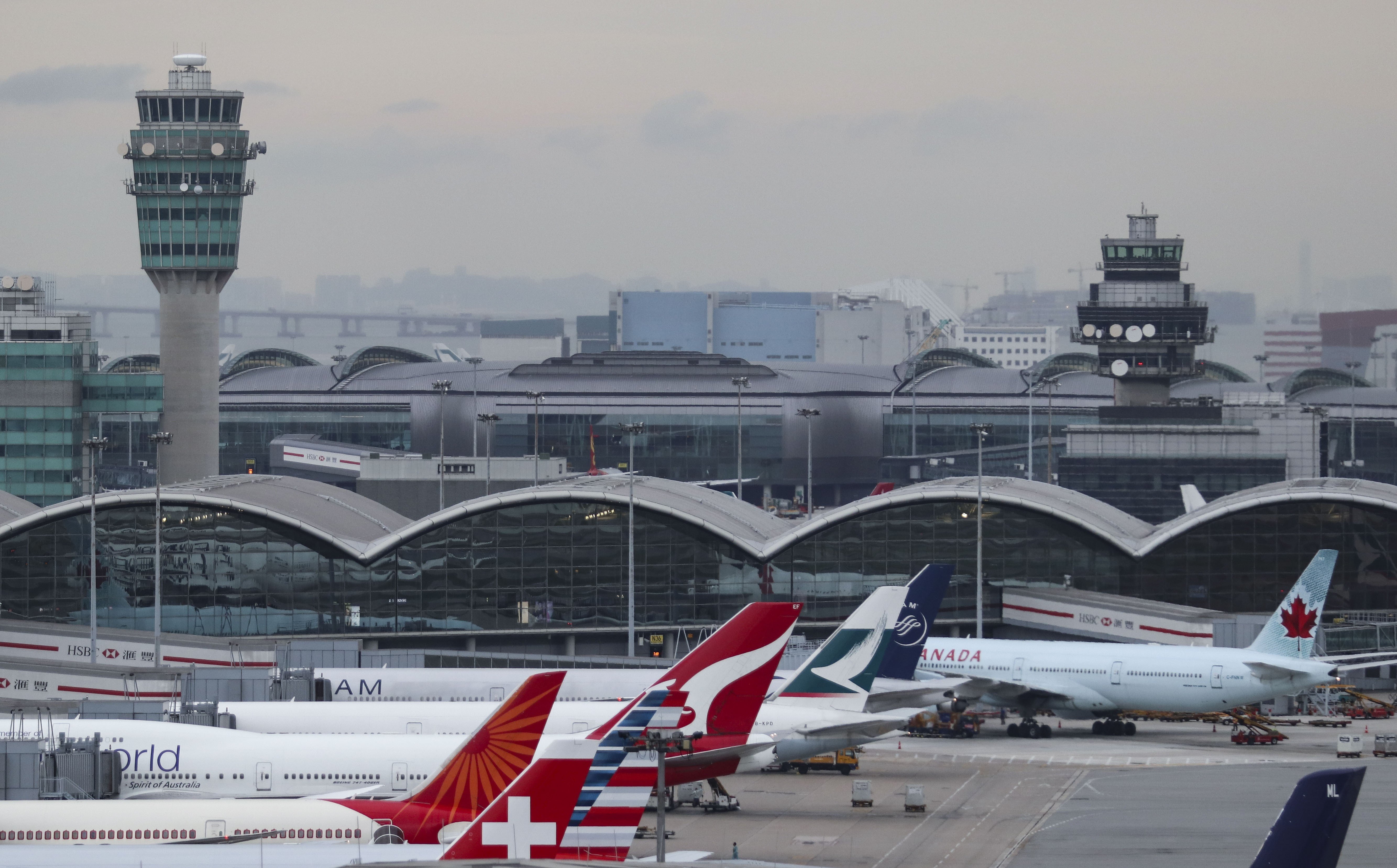 Hong Kong International Airport is one of the busiest in the world. Photo: Roy Issa