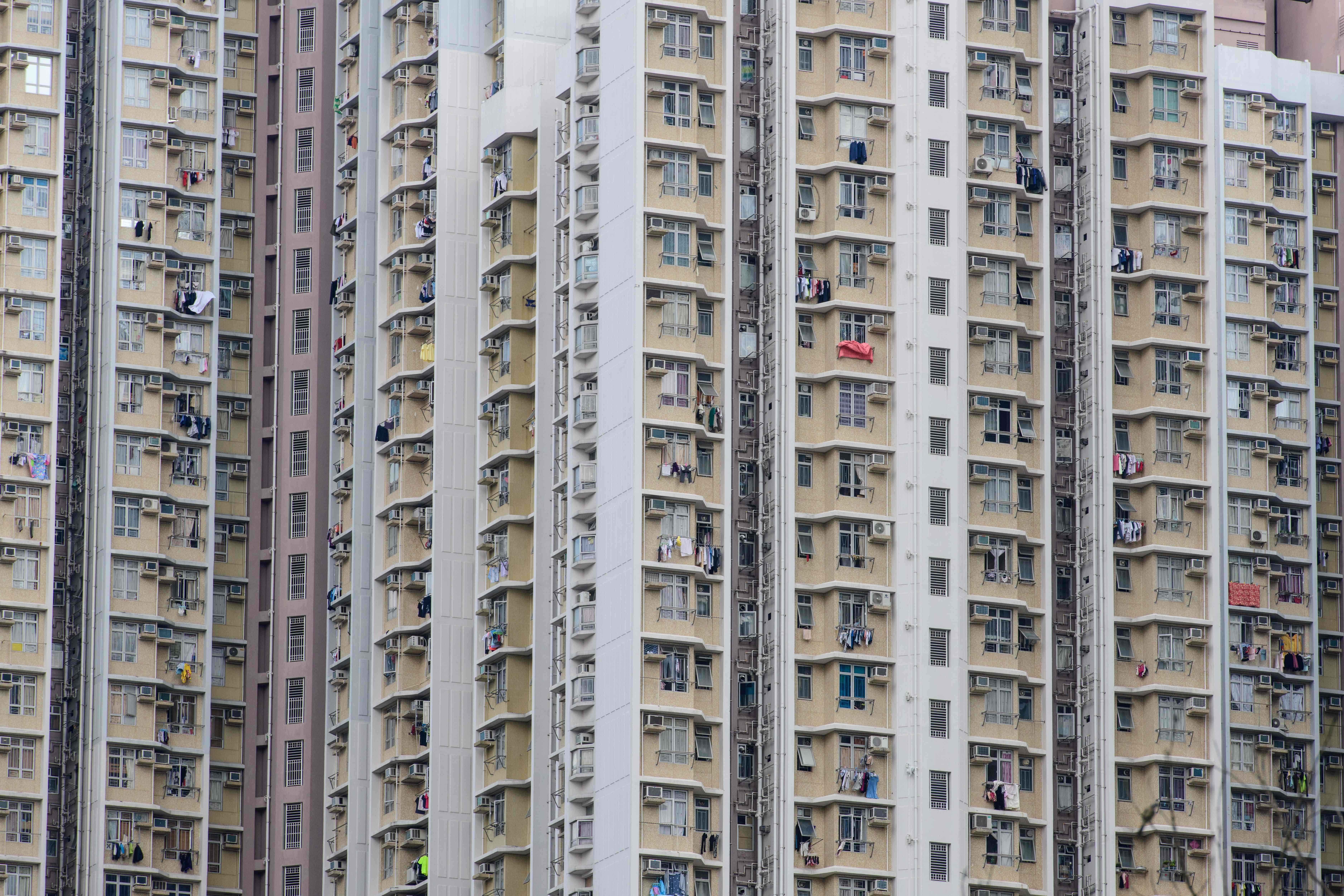 Public housing blocks in the New Territories, Hong Kong. The city should consider not only how much land should be supplied, but also where it is located, to meet residential and economic development needs. Photo: AFP