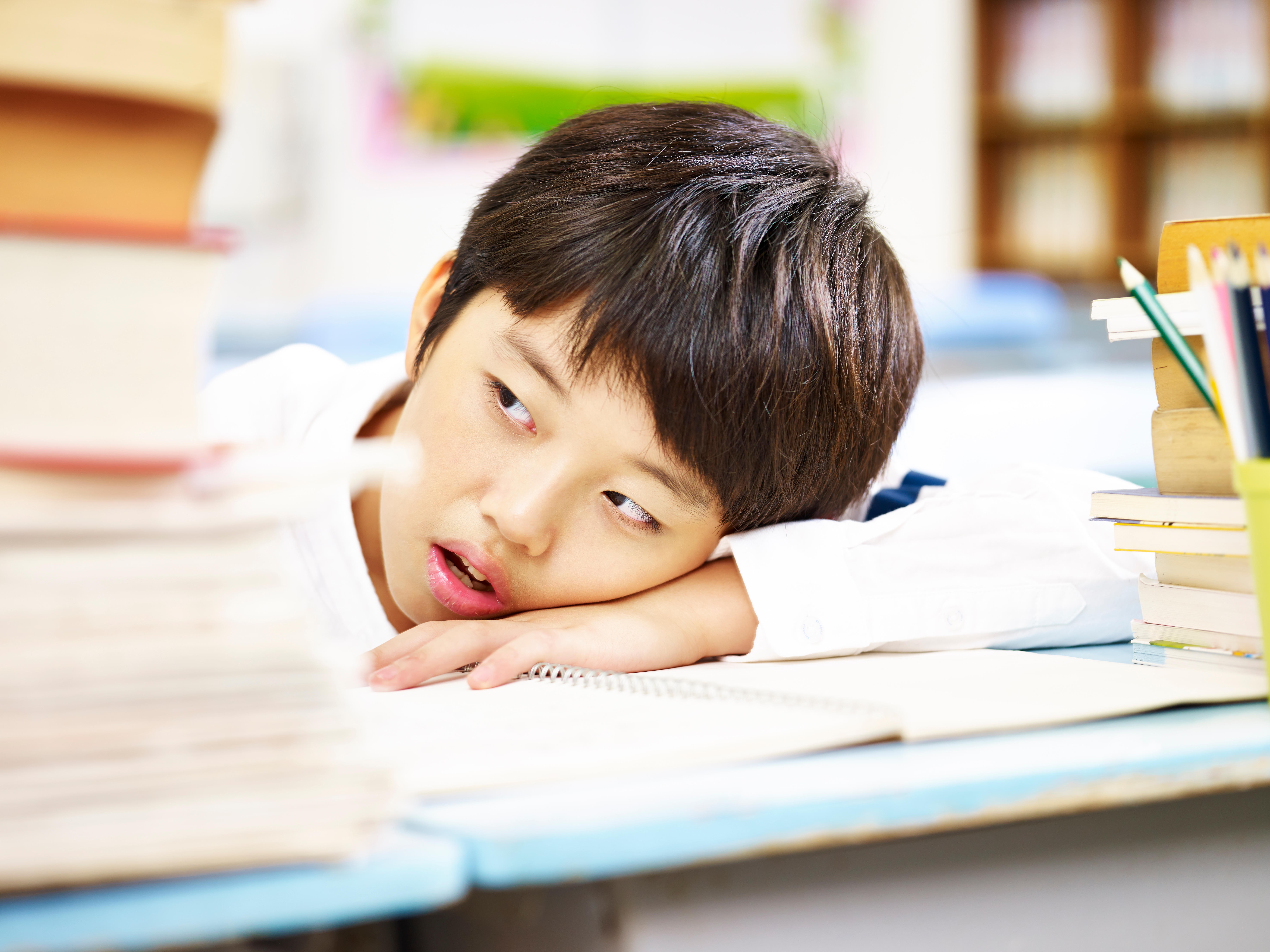A parent in Hong Kong is worried that their son is not engaged in the classroom. Photo: Alamy