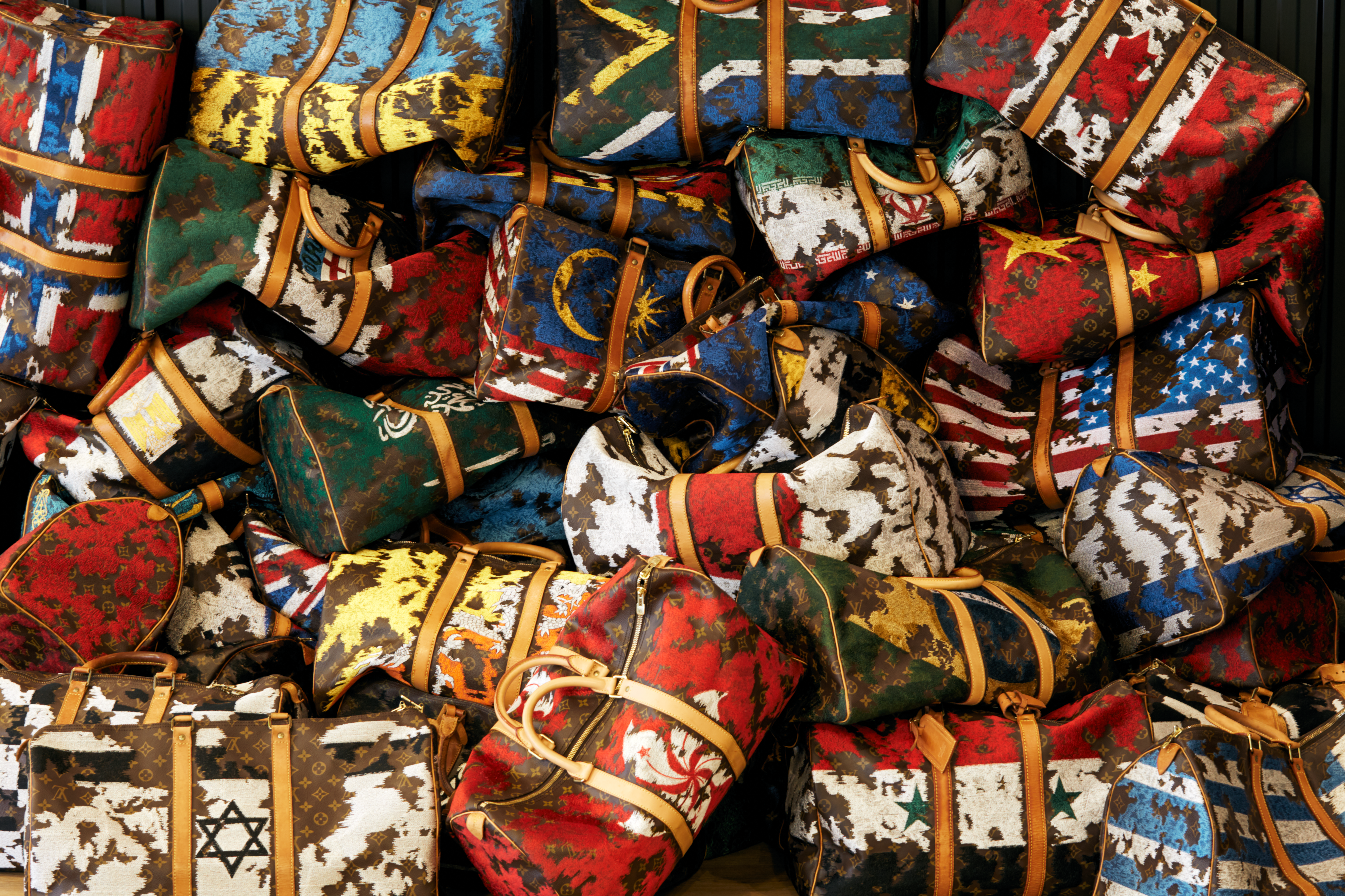 Louis Vuitton bags reworked by Hong Kong-based designer with