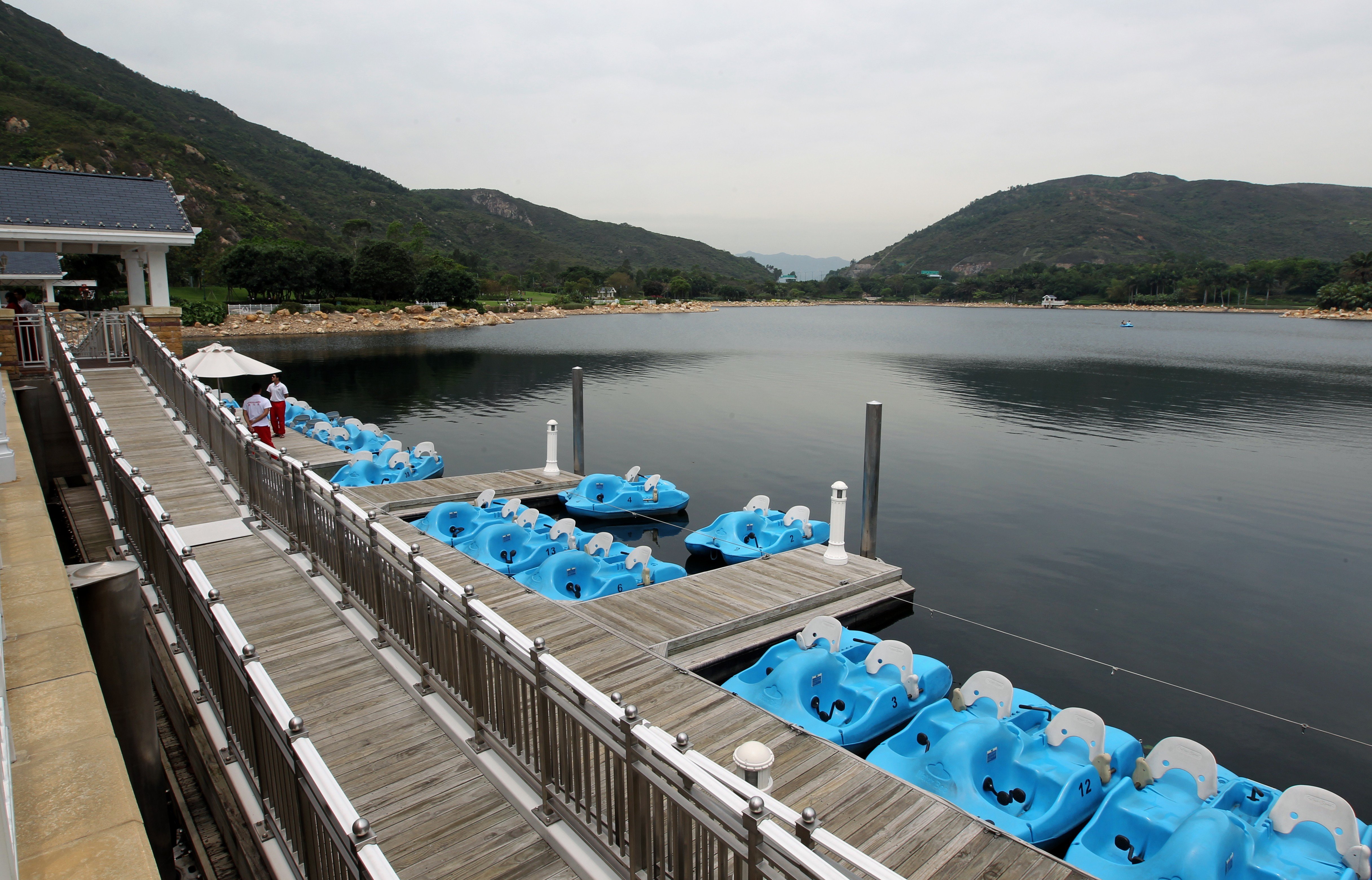 The “Inspiration Lake” recreation centre at Hong Kong Disneyland. In 2005, a Tung Chung rural leader and an accomplice were found guilty of stealing more than 800 tonnes of boulders from Tung Chung River, intending to sell them to the Disney project. Photo: May Tse