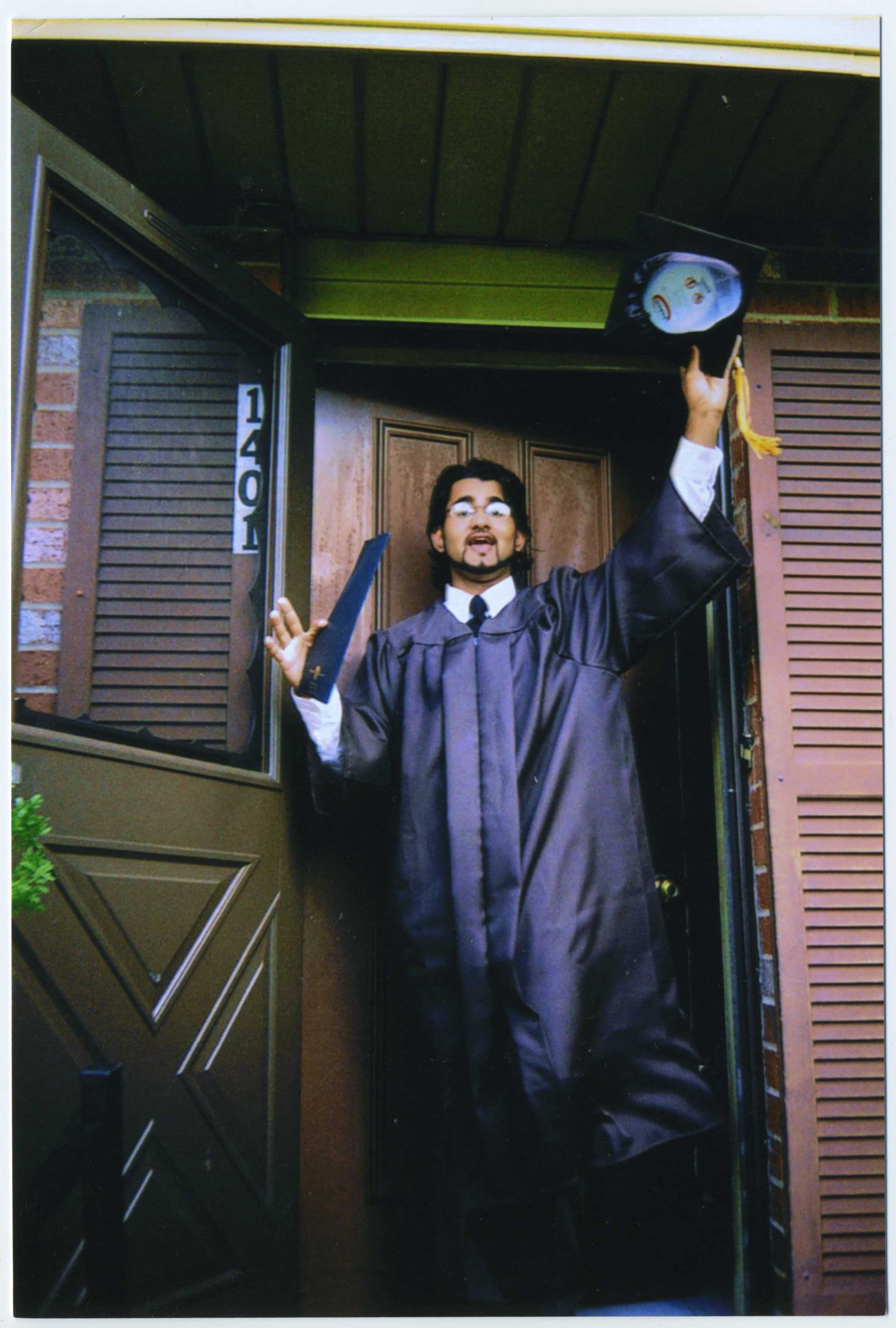 Al-Qaeda terrorist Majid Khan in a 1999 high school graduation photo in Baltimore. Now 38, Khan is described as the only high-level government informant in Guantanamo Bay. Photo: AP