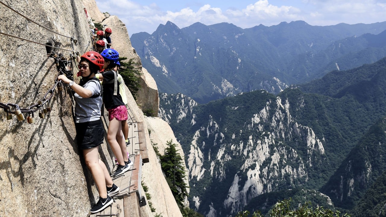 Visitors must register for 'world's most dangerous hike' in China after  death plunge | South China Morning Post, image size:1280x720