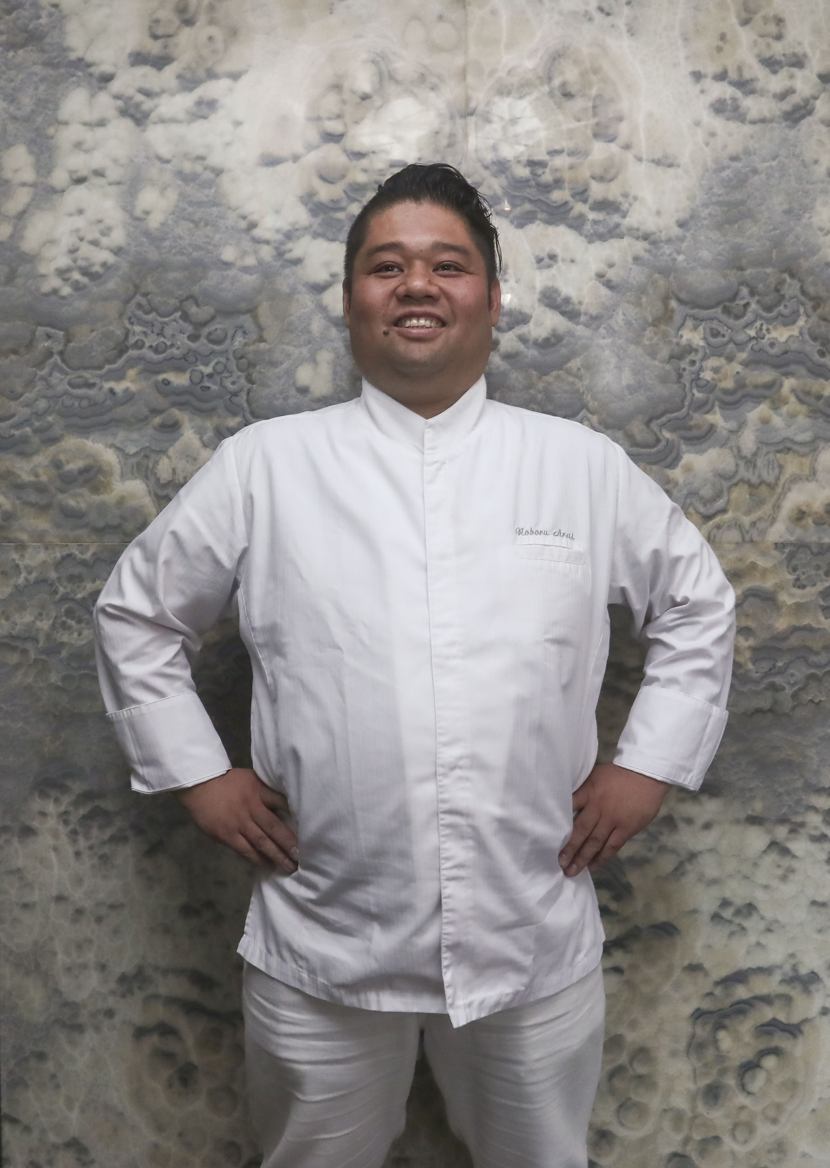 Chef Noboru Arai of Hommage restaurant in Tokyo, Japan. Picture: Jonathan Wong