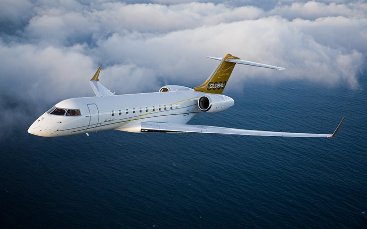 A Bombardier Global 5000 jet. Photo: Handout