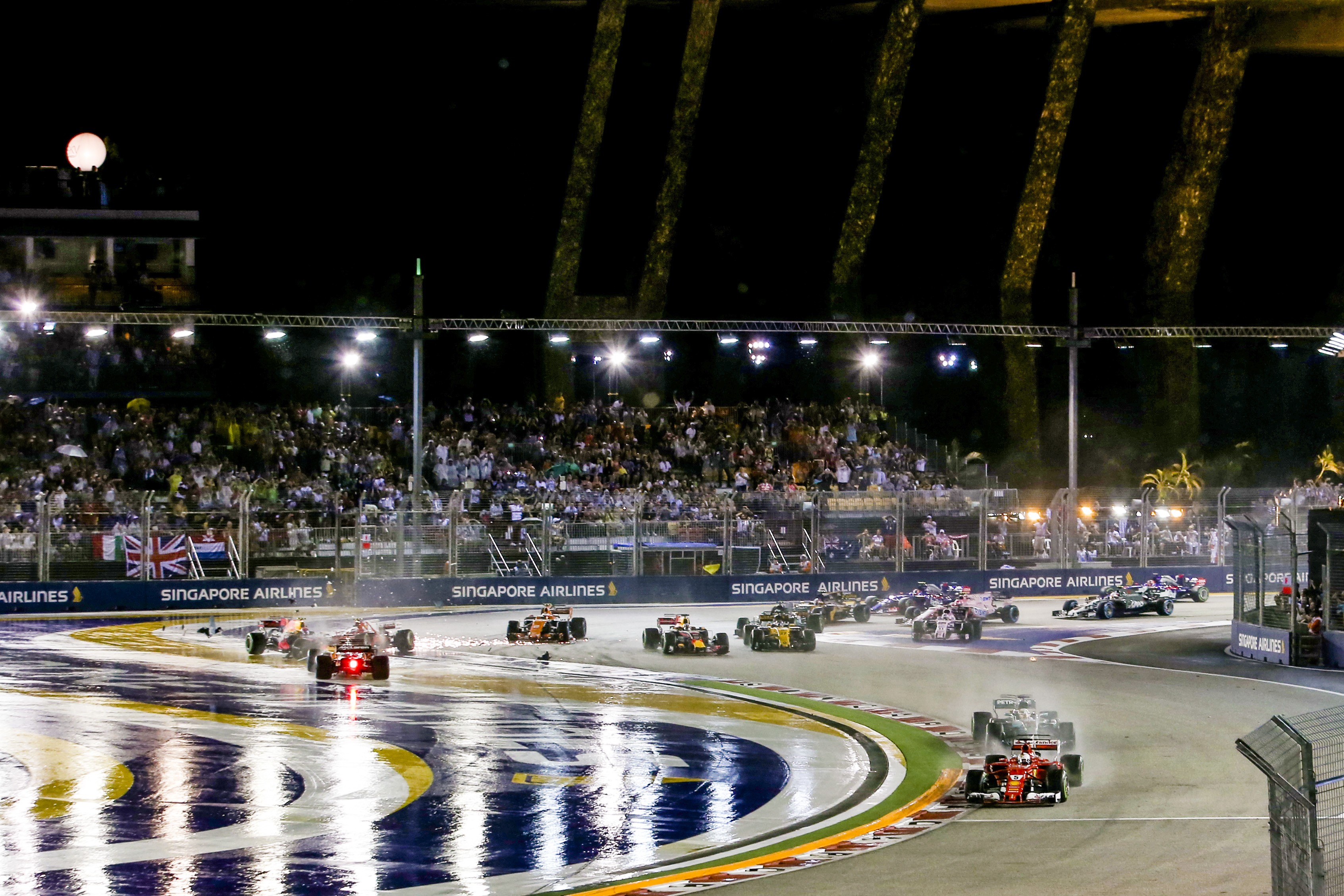 The Singapore Grand Prix has boosted the city state’s tourism sector with world-class motor racing, concerts and many other off-track events since 2007. Photo: Singapore Grand Prix