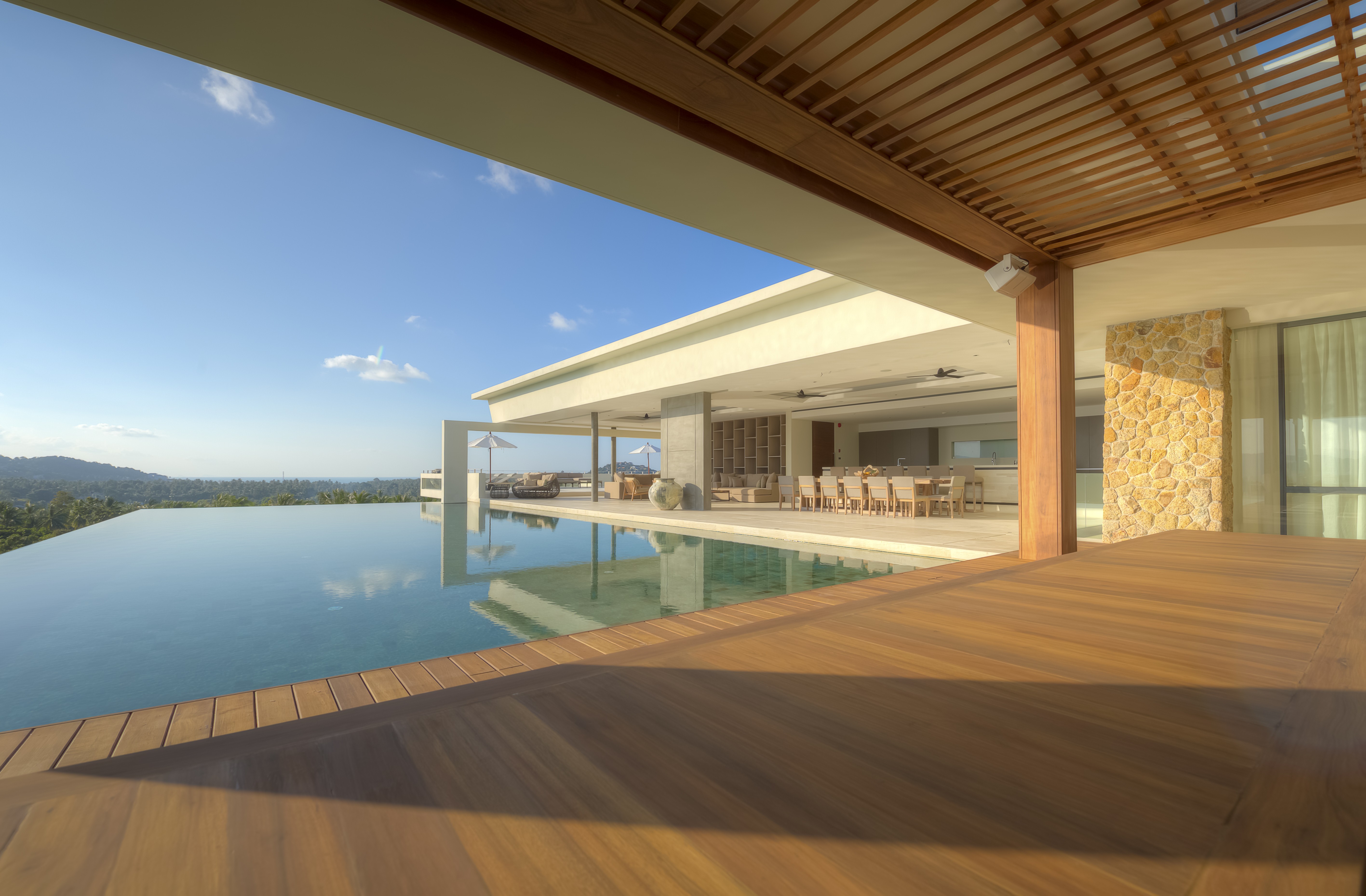 Samujana offers 27 magnificently designed three-to-eight-bedroom villas with open sea views on Koh Samui.