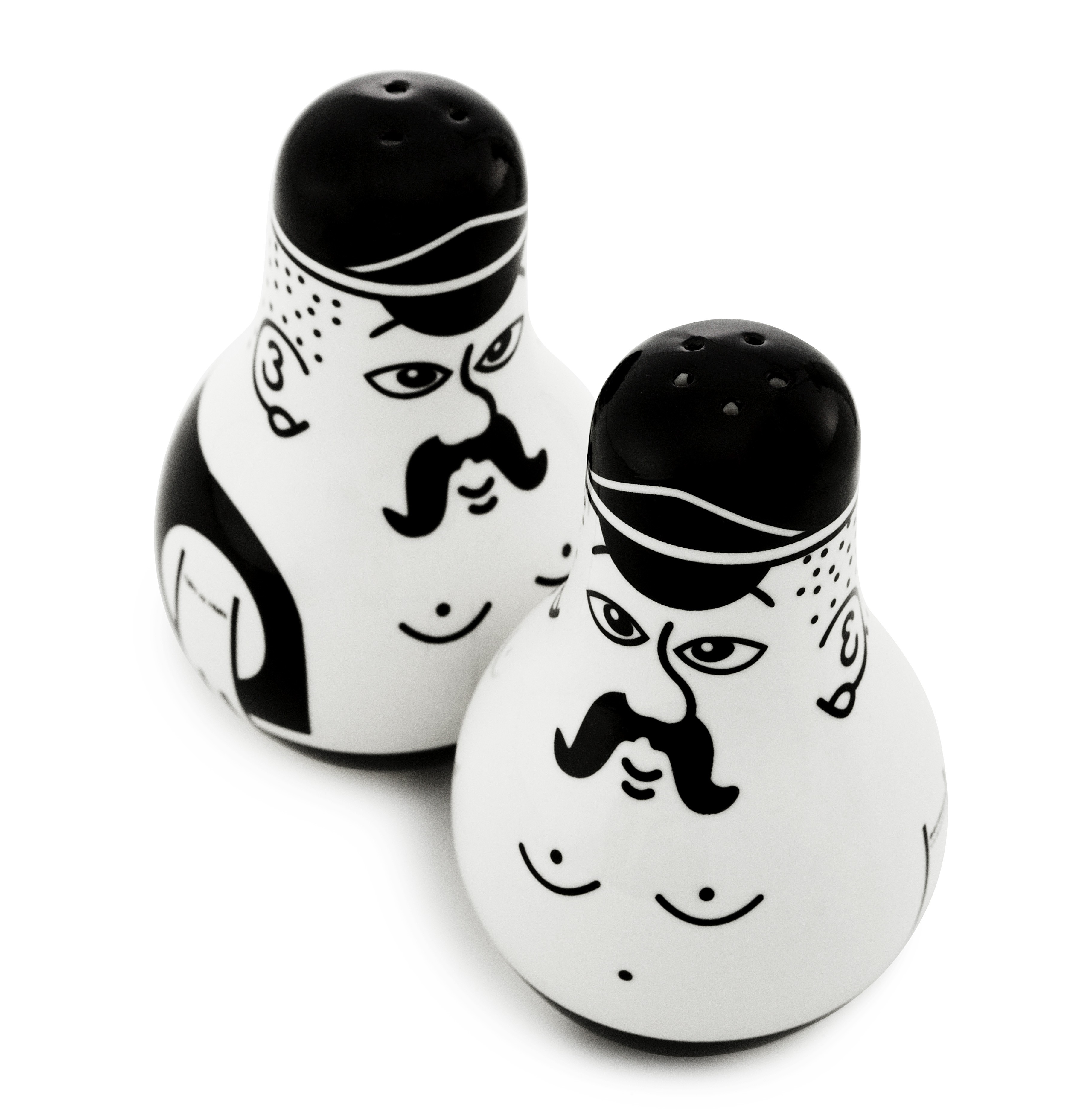 Add some personality to your tableware with these stylish salt and pepper shakers