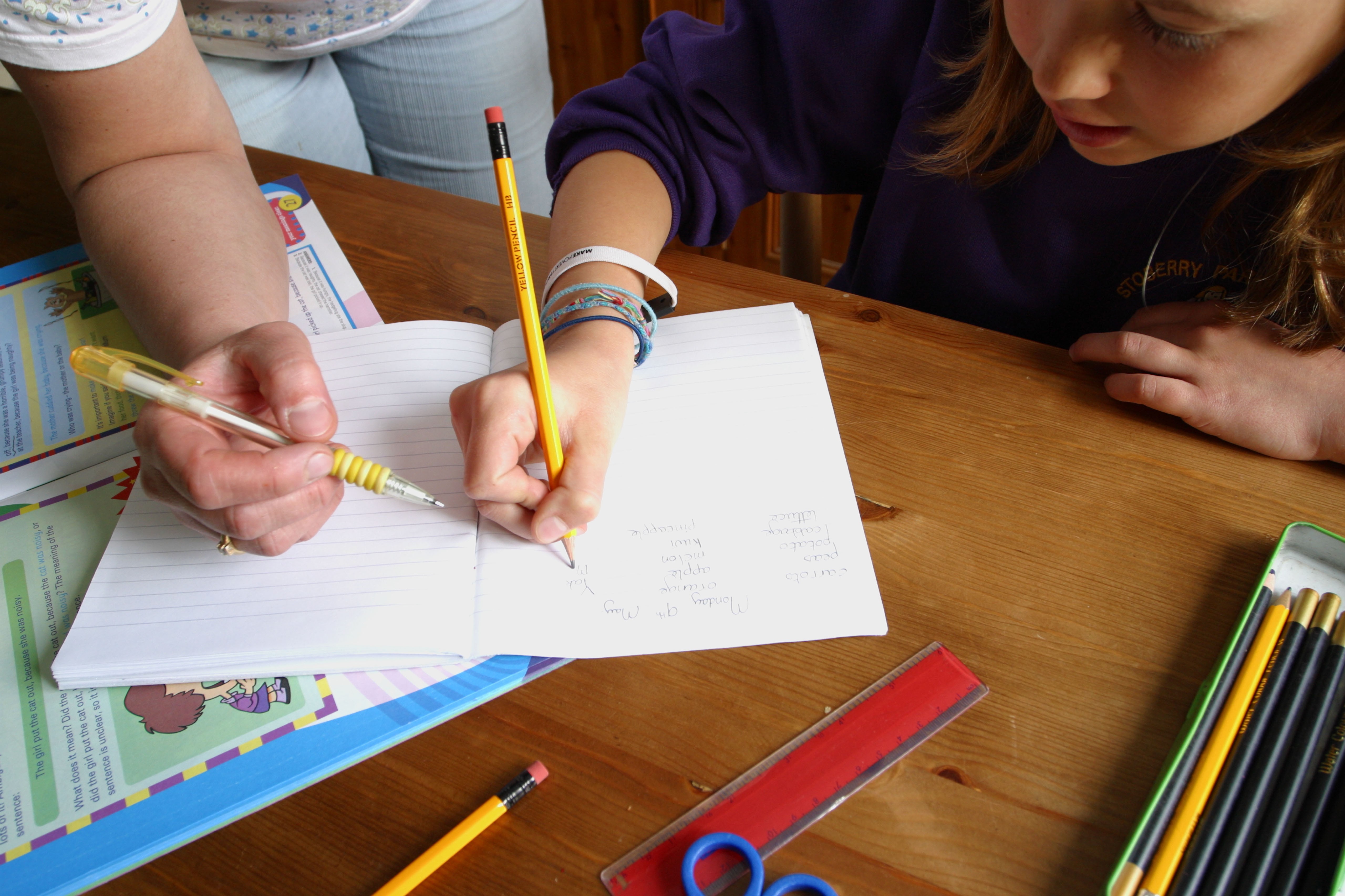Should children be marking their classmates’ work? Photo: Alamy
