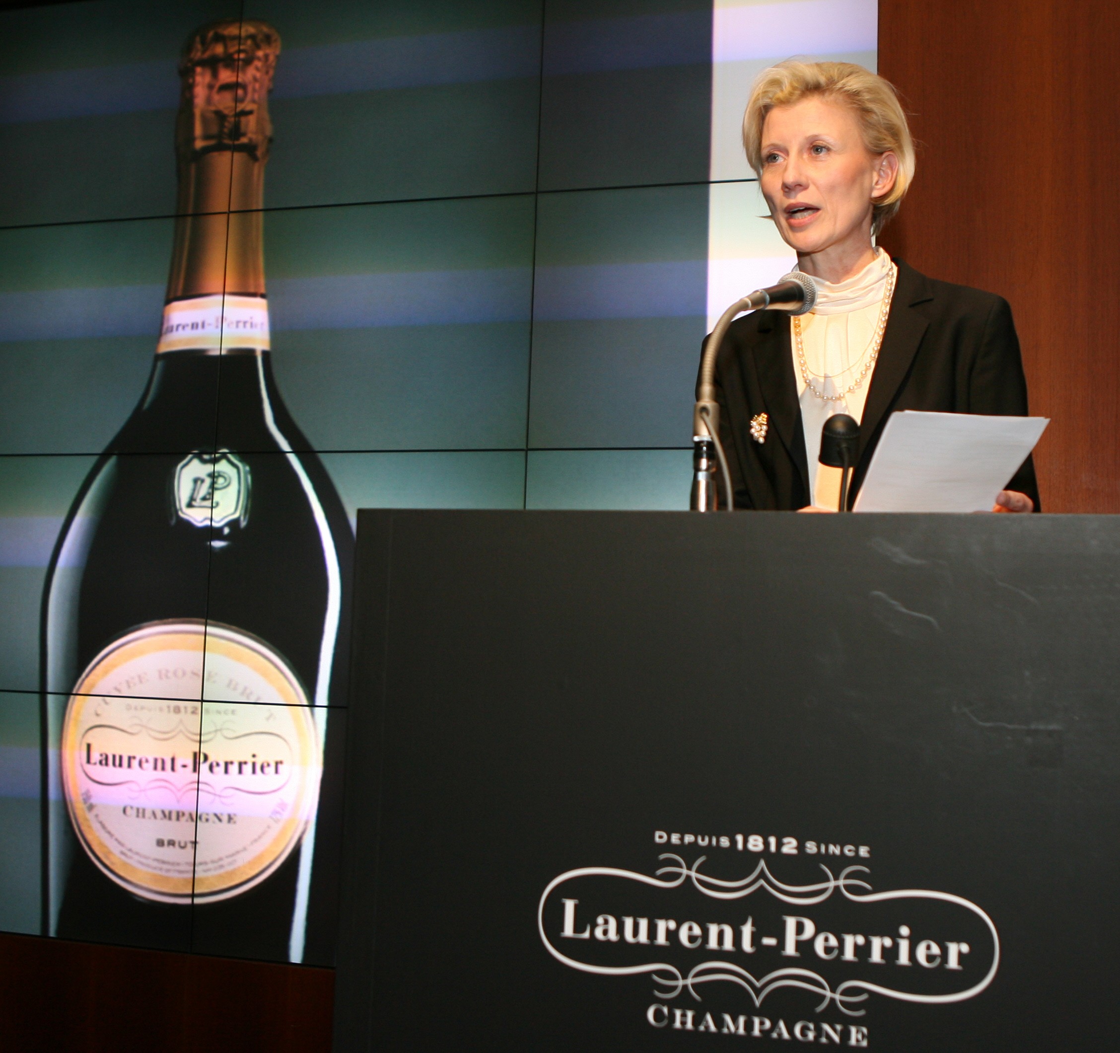 Alexandra Pereyre de Nonancourt, chairman of champagne brand Laurent-Perrier. Picture: AFP
