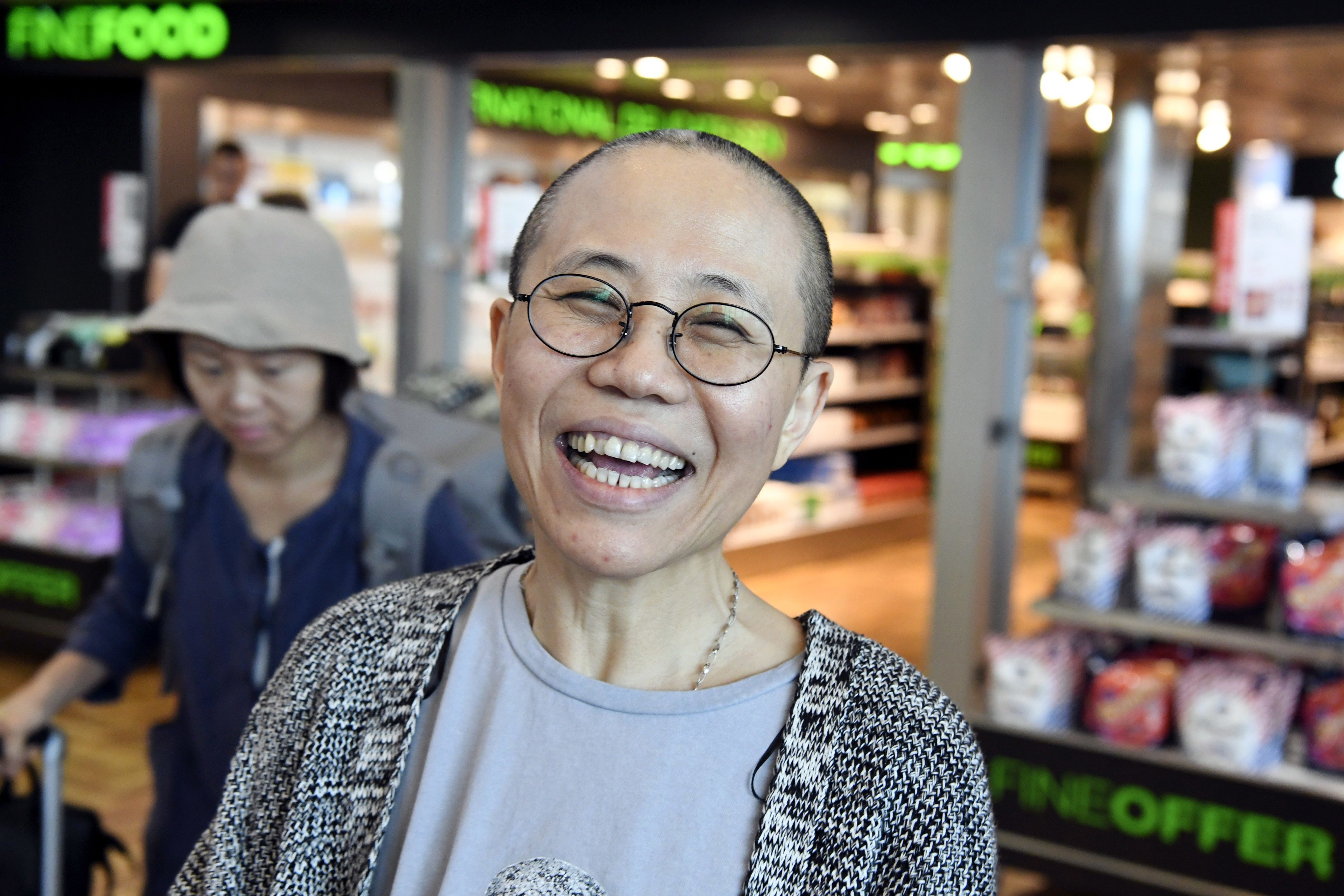 Liu Xia, widow of Chinese Nobel Peace Prize winner and dissident Liu Xiaobo, is in New York to see her friend Liao Yiwu receive an award from the Václav Havel Library Foundation. Photo: AP