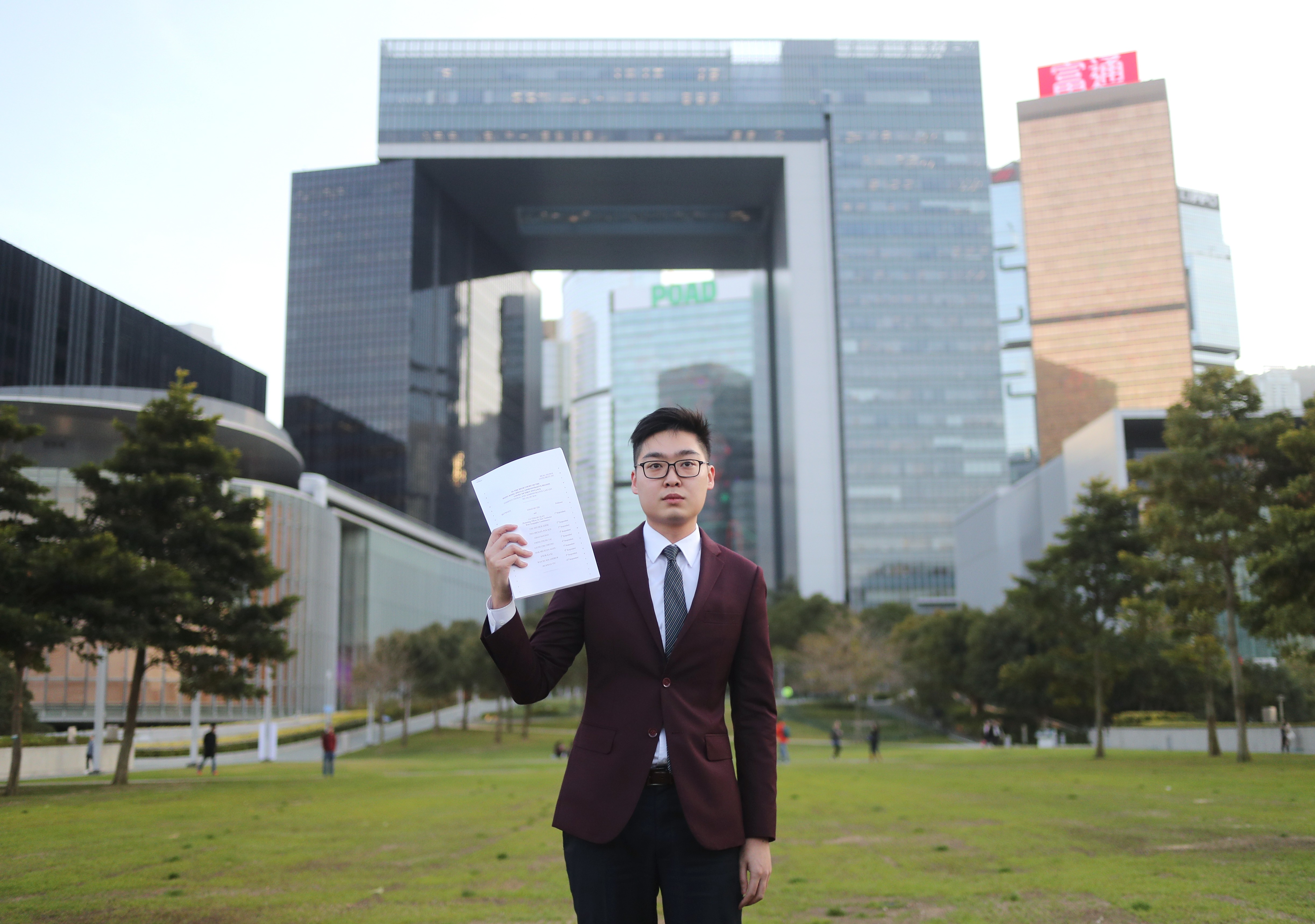 Andy Chan Ho-tin, convenor of the pro-independence Hong Kong National Party, which has been outlawed in Hong Kong. Photo: Winson Wong