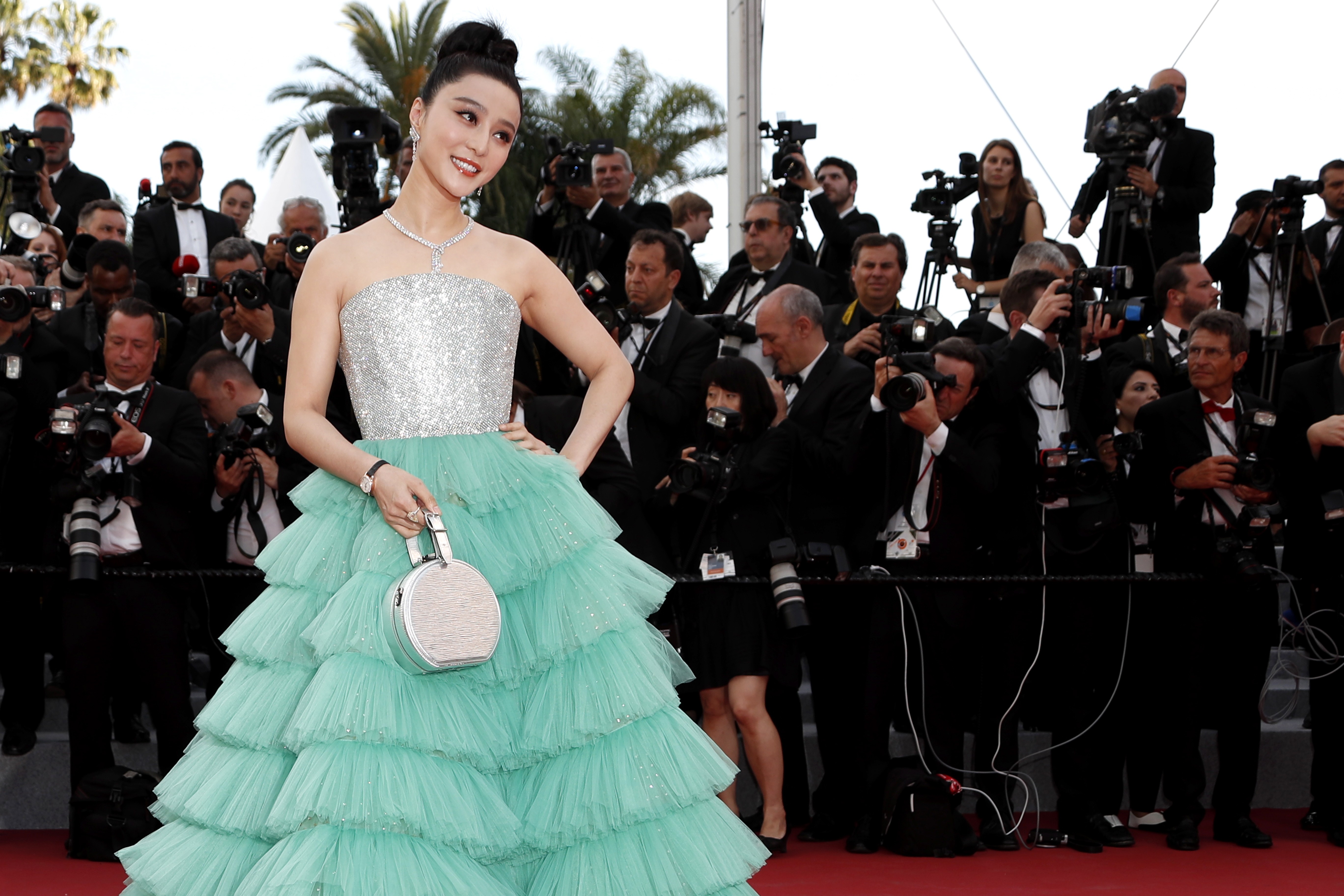 Fan Bingbing arrives for the opening ceremony of the 71st annual Cannes Film Festival in May 2018. China’s tax authorities ordered the actress to pay nearly 884 million yuan in overdue taxes and fines on October 3. Photo: EPA