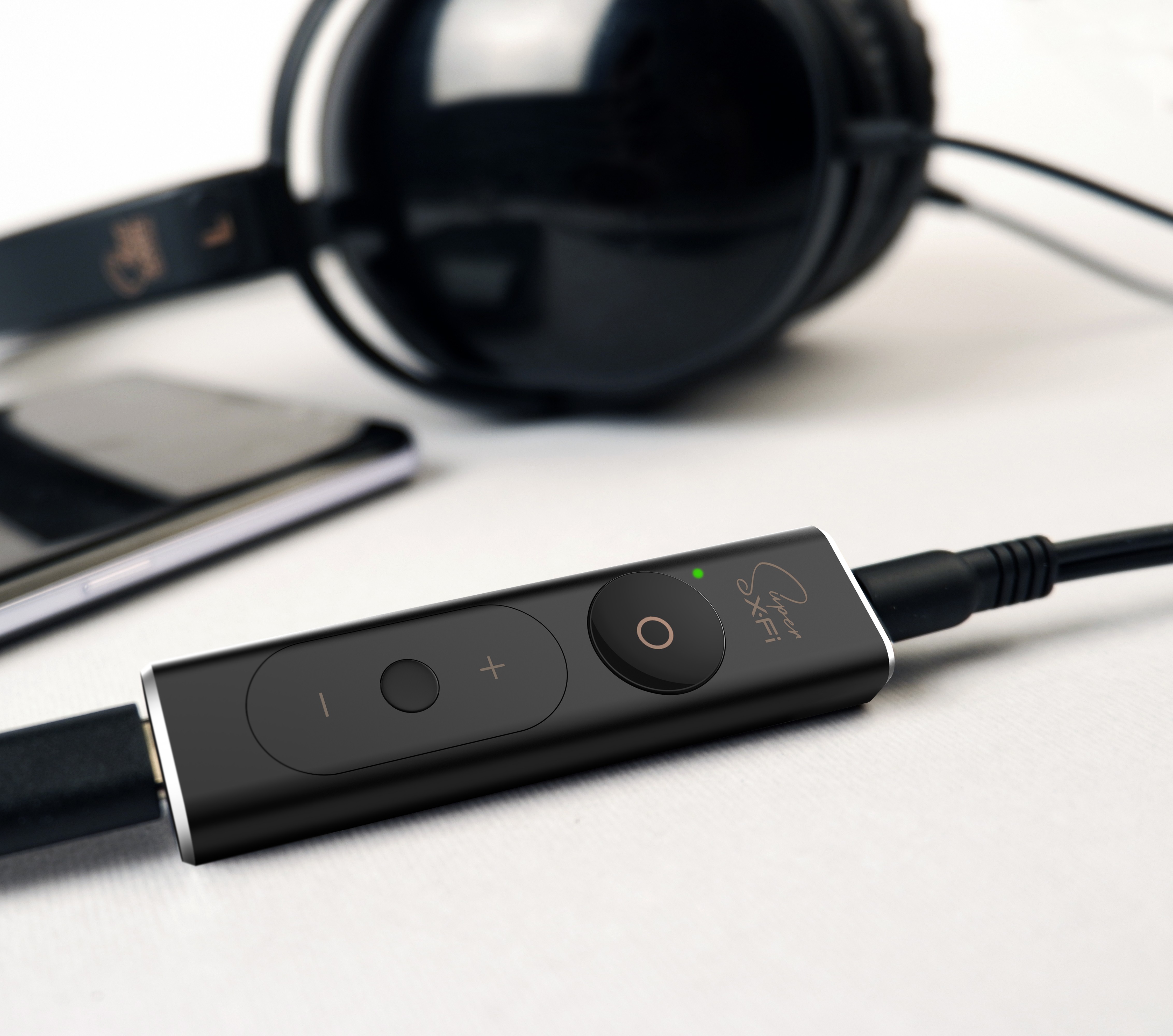 The Creative SXFI Amp, a portable headphone amplifier, is as good as it gets. Photo: Creative Technology
