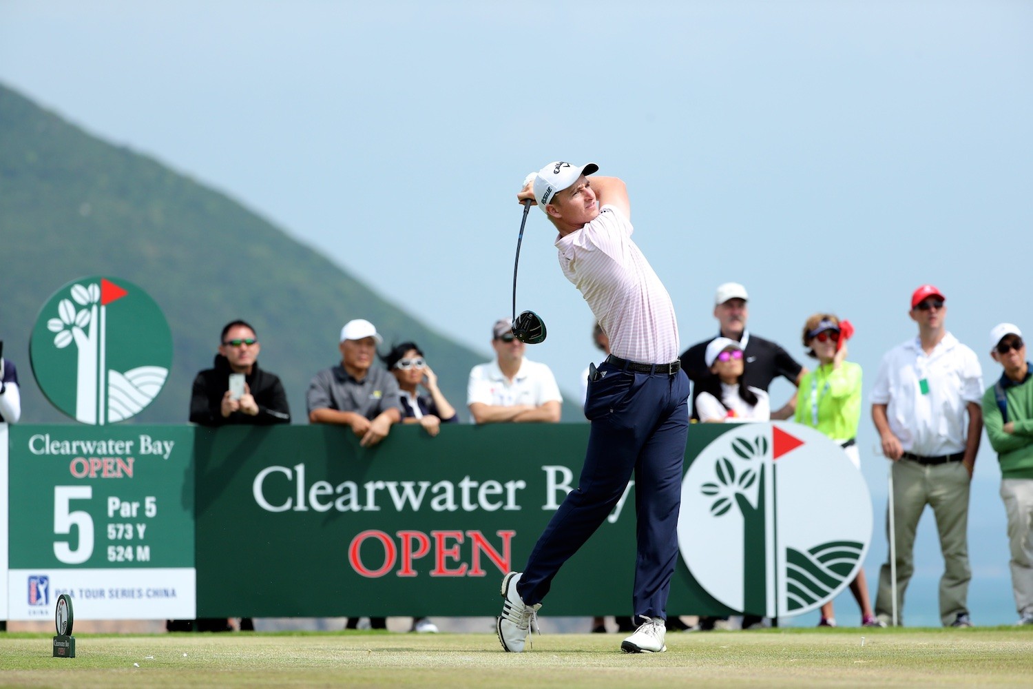 New Zealand’s Nick Voke is five strokes ahead of the field going into final round of the Clearwater Bay Open. Photos: PGA Tour-China