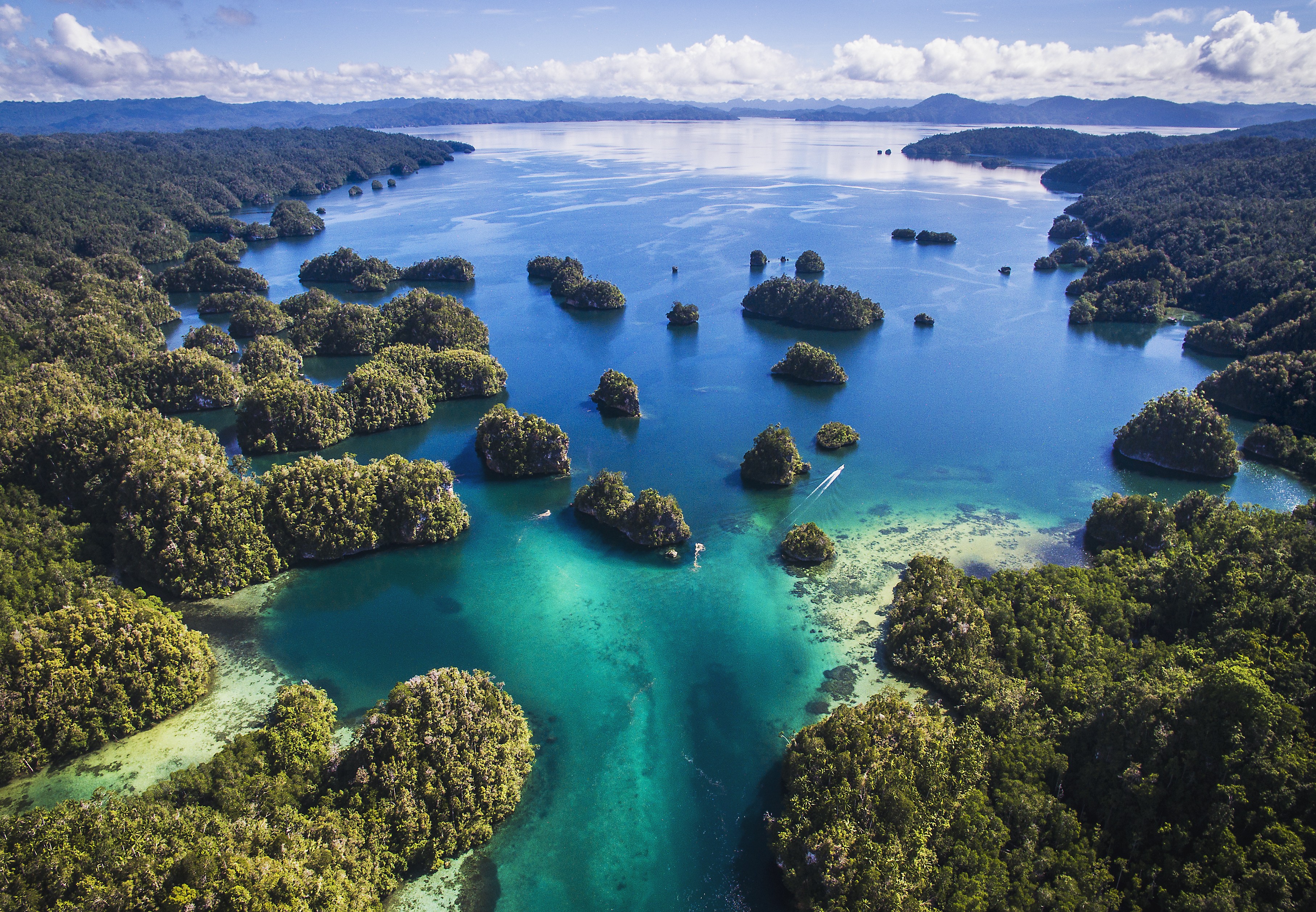 An enchanting area of the Raja Ampat Islands known as ‘The Passage’. Photo: Getty Images/iStockphoto