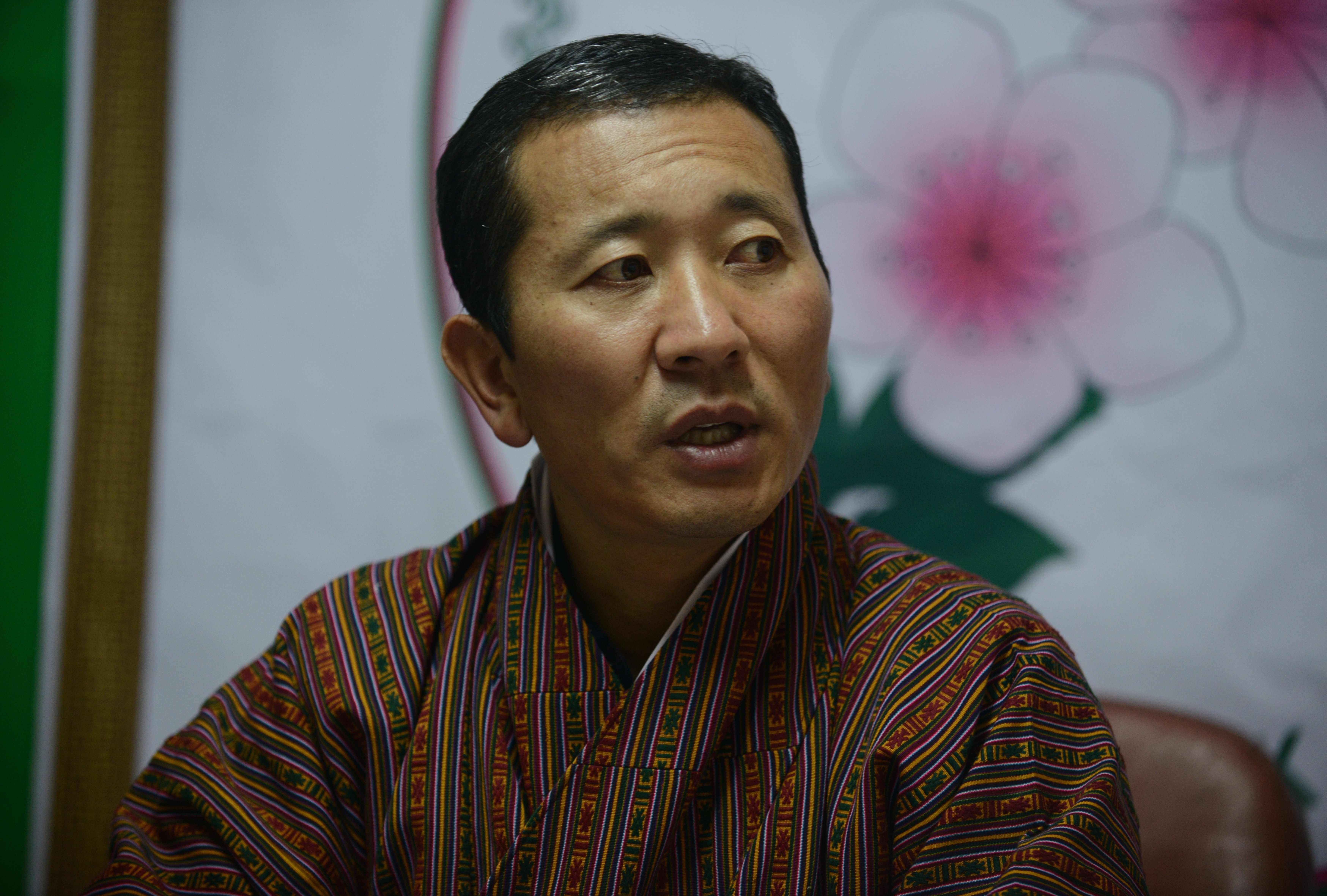 Lotay Tshering, whose Druk Nyamrup Tshogpa party will form the new Bhutanese government. Photo: AFP