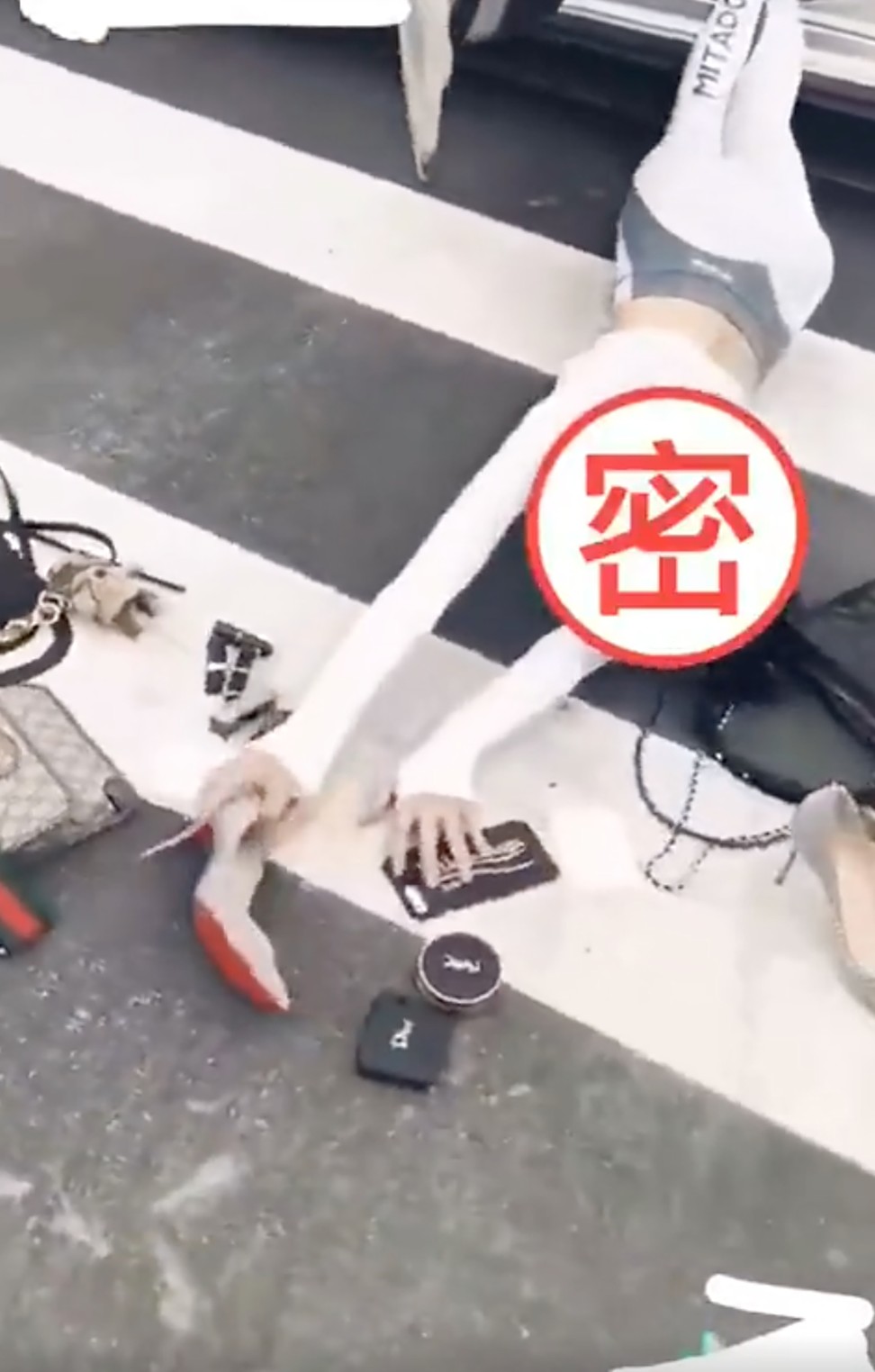 China's 'flaunt your wealth' challenge goes viral with people falling out  of cars with luxury goods - ABC News
