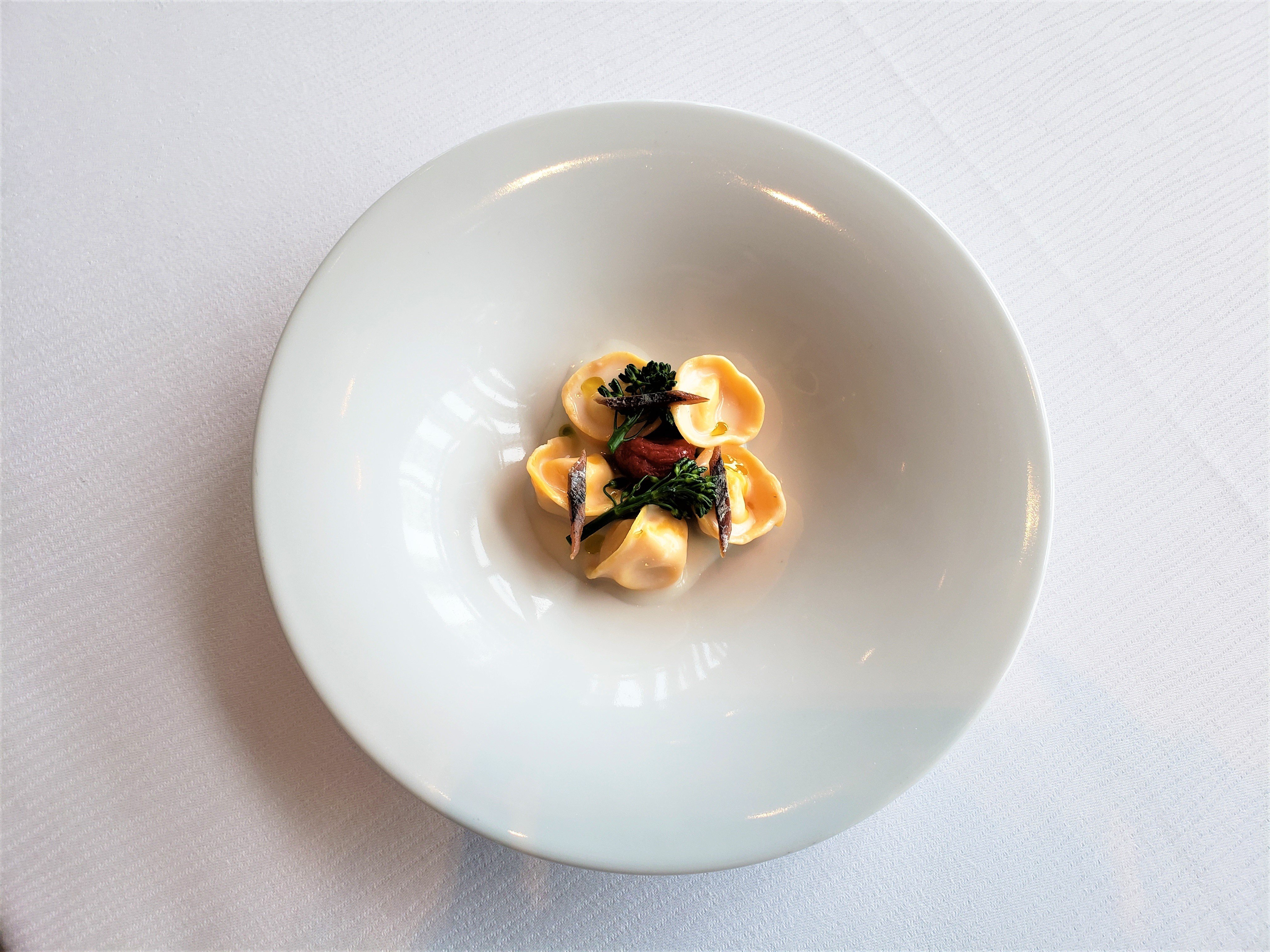 The results of Russo’s labours: a fully finished dish of tempting tortellini. Photos: Aydee Tie