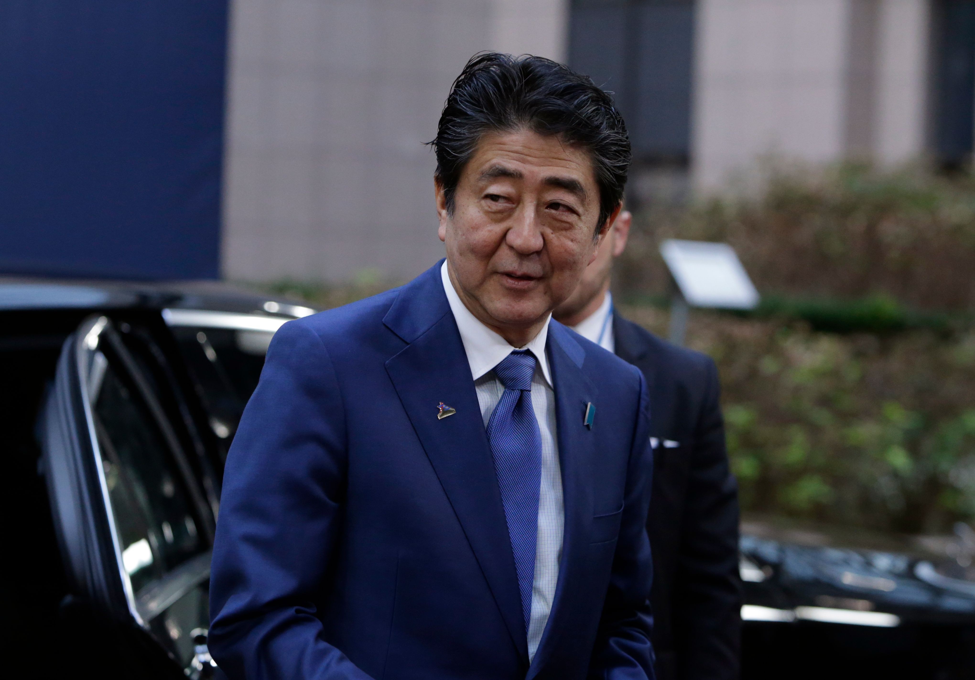 Japanese Prime Minister Shinzo Abe: in China for landmark visit. Photo: AFP