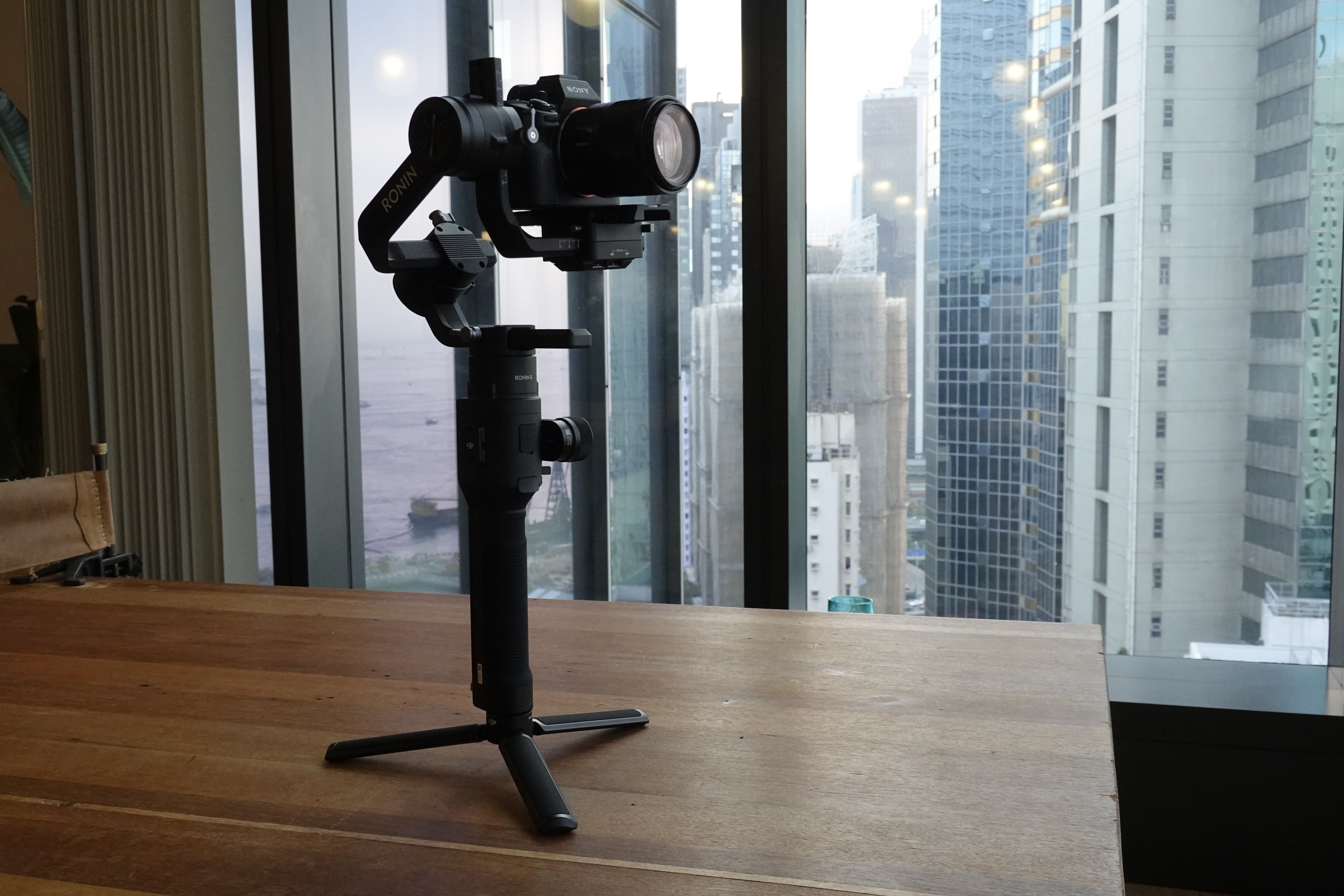 The DJI Ronin S integrates digital single-lens reflex and mirrorless cameras into professional-grade workflows. Photos: Derek Ting