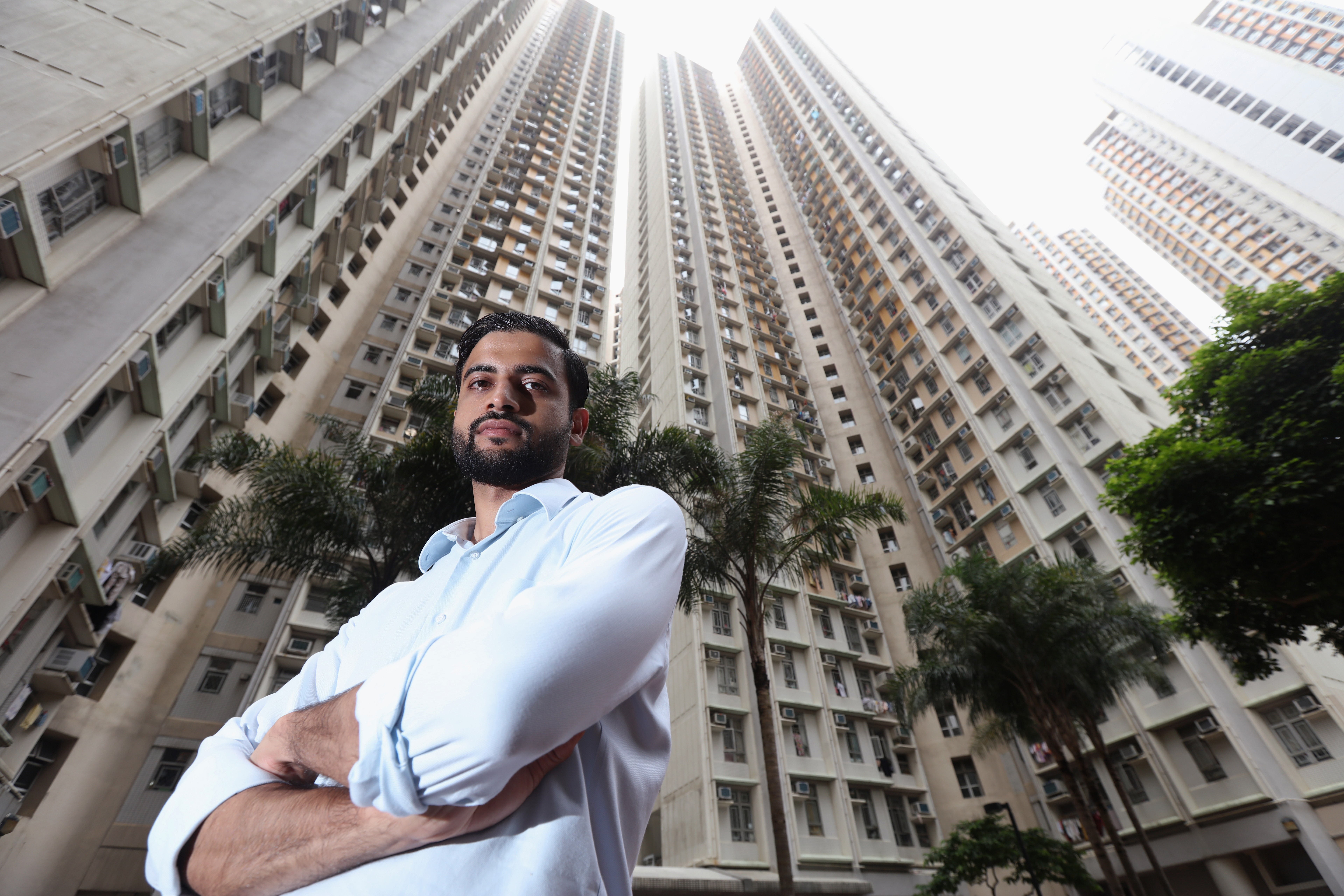 Yasir Naveed, an environmental consultant from Pakistan, says he regularly encounters racism in Hong Kong, particularly from taxi drivers. Photo: Felix Wong