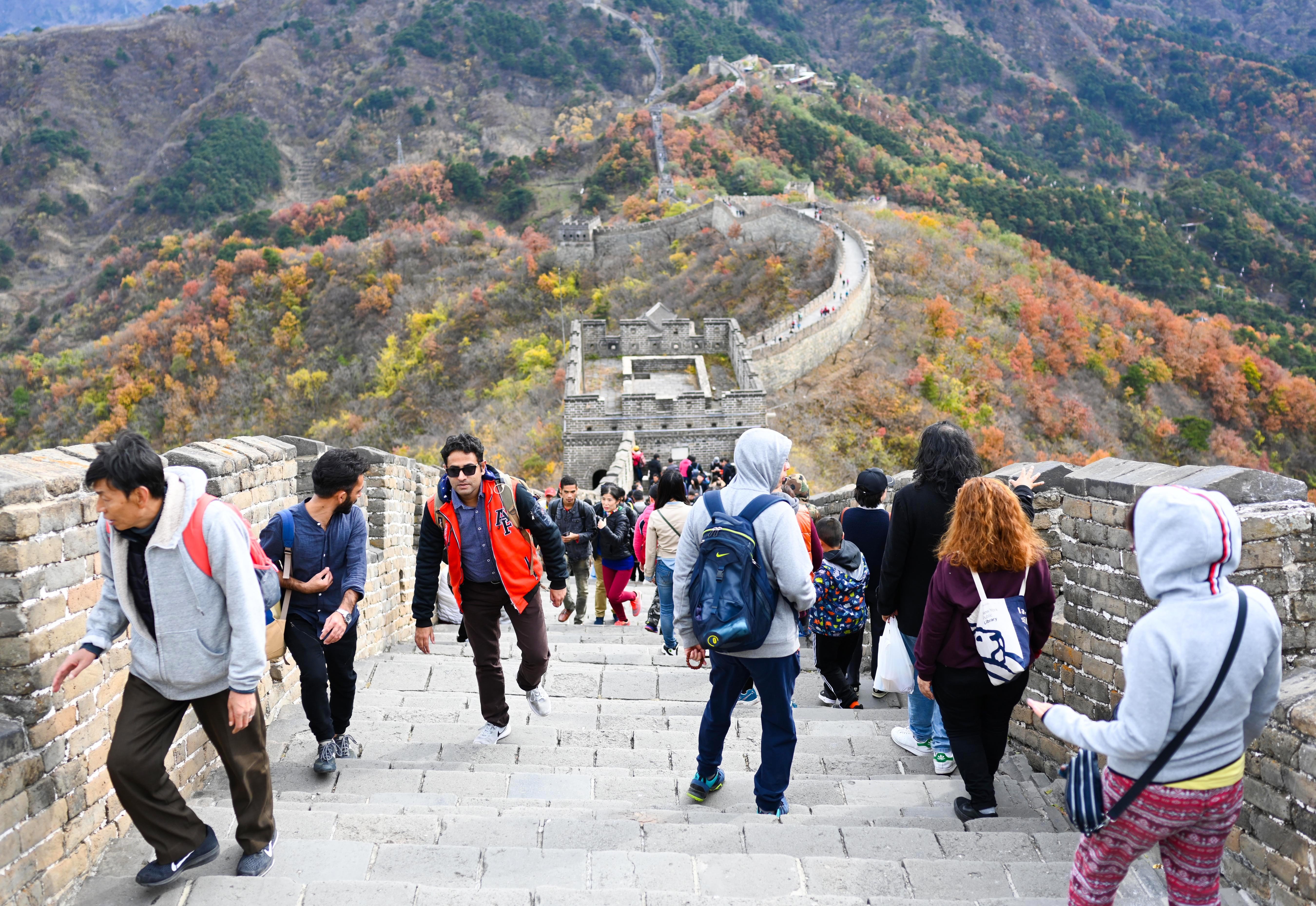 The Great Wall of China was once the setting for a lengthy speech by an “old white guy” about the perceived failings of China’s construction industry. Photo: Xinhua