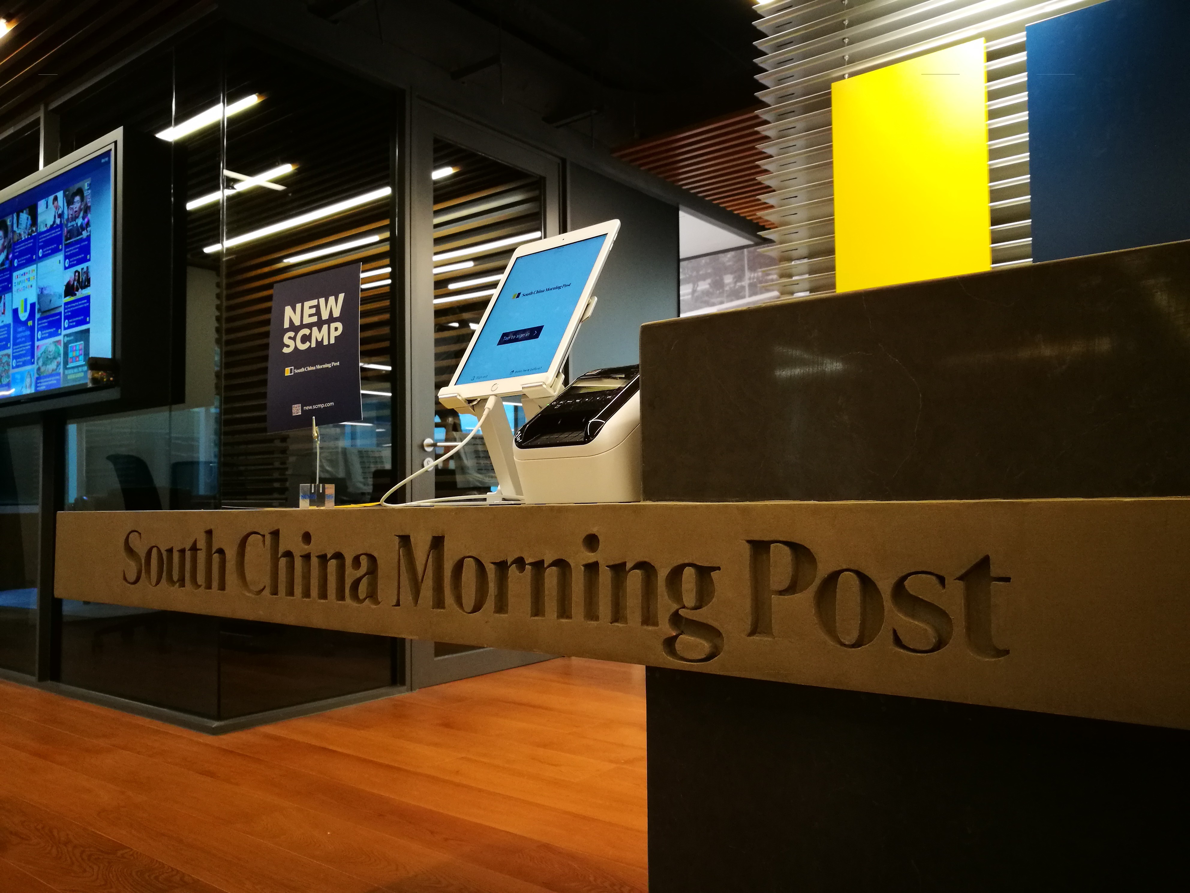 South China Morning Post's Times Square new office. 07FEB18