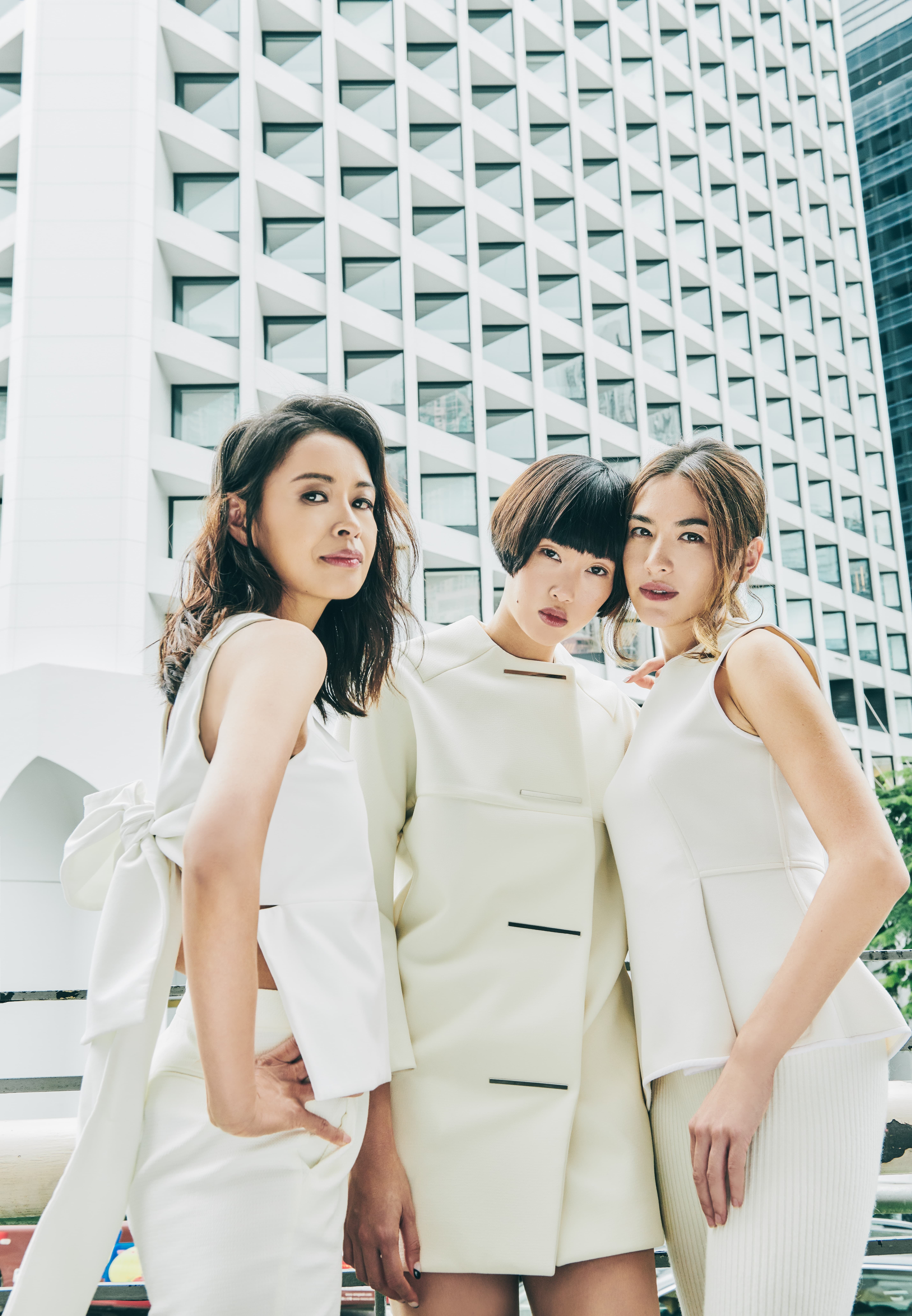 Luxarity brand ambassadors: (from left) Angie Lau, Angie Ng and Shelley Lee Davies
