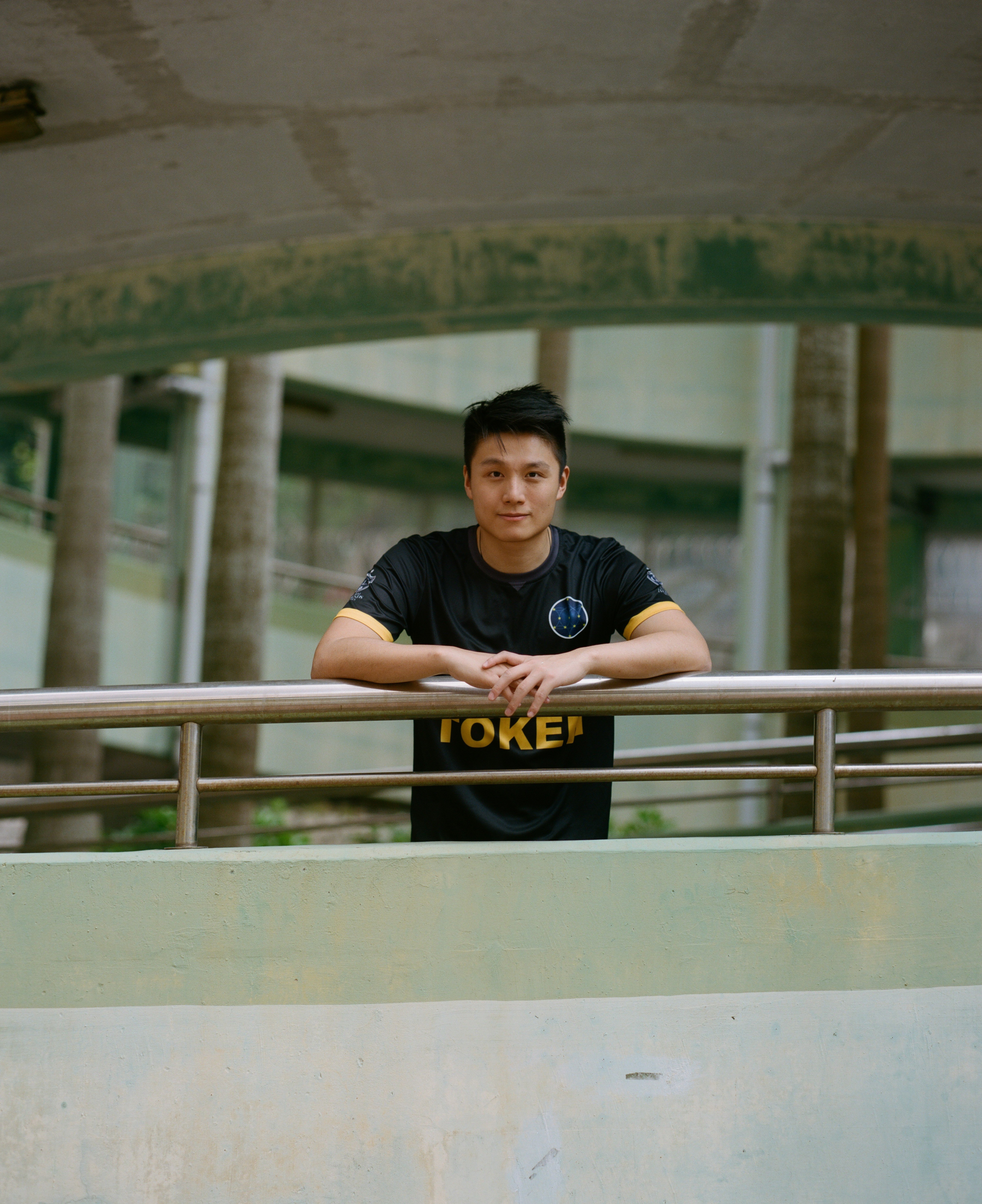 Jason Sze, co-founder and CEO of 433 Token, who hopes to use blockchain and smart contracts to connect soccer stars, youth players and fans. Photo: Abdela Igmirien