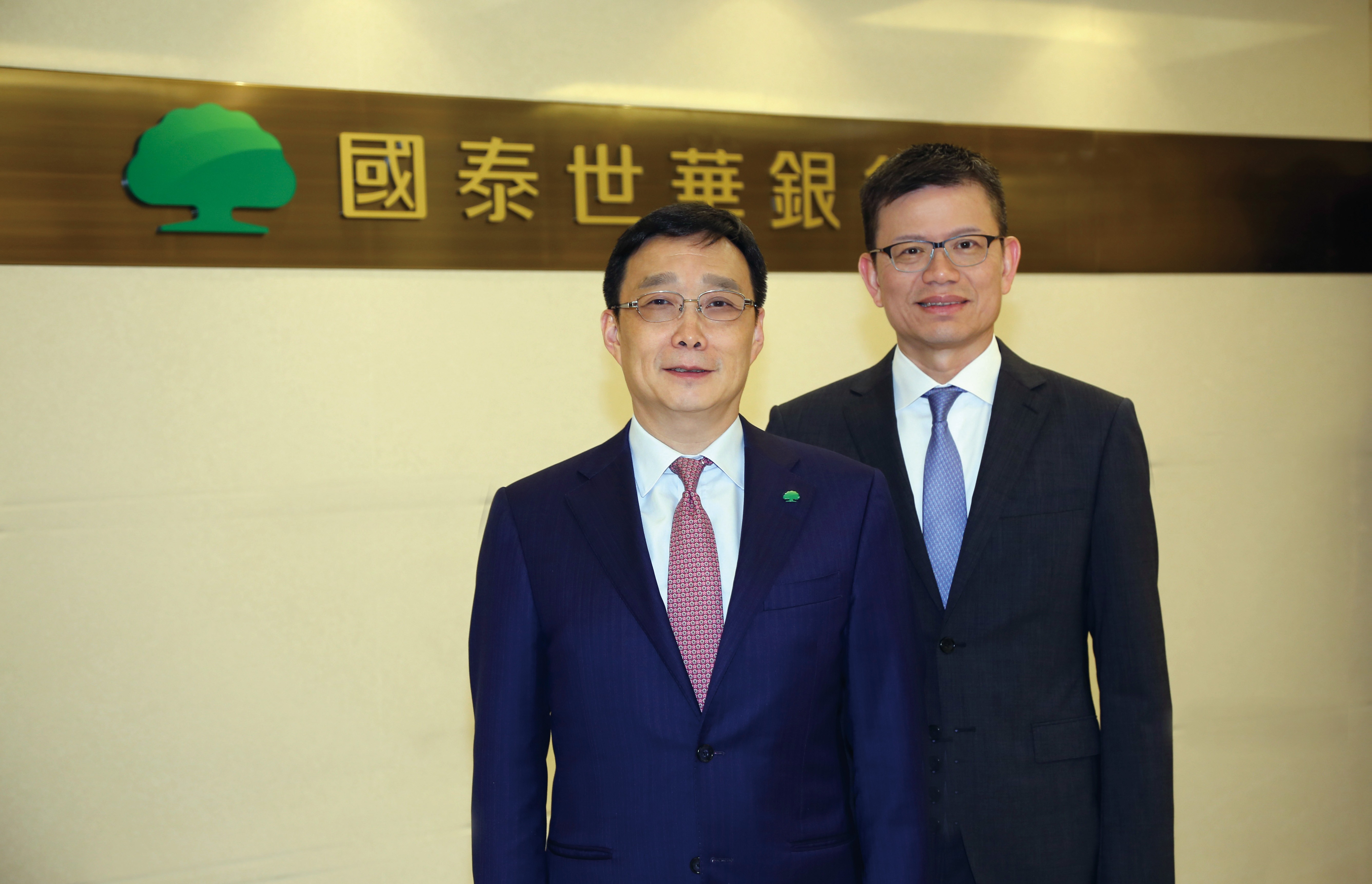 (From left) Andrew Kuo, chairman, and Alan Lee, president and CEO
