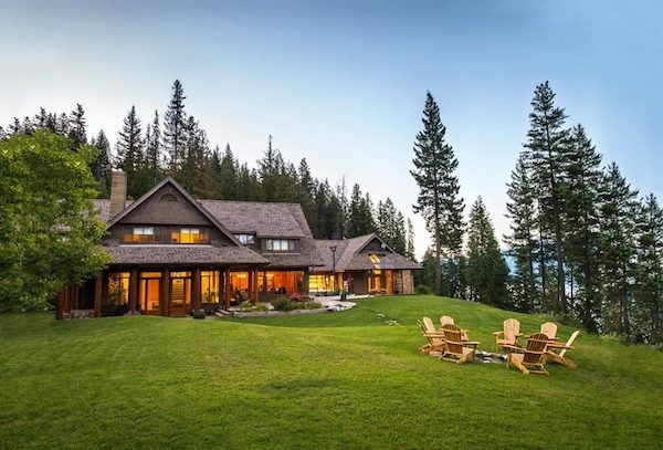 Mountain Trek Fitness Retreat overlooks Kootenay Lake and the village of Ainsworth Hot Springs in British Columbia, Canada.