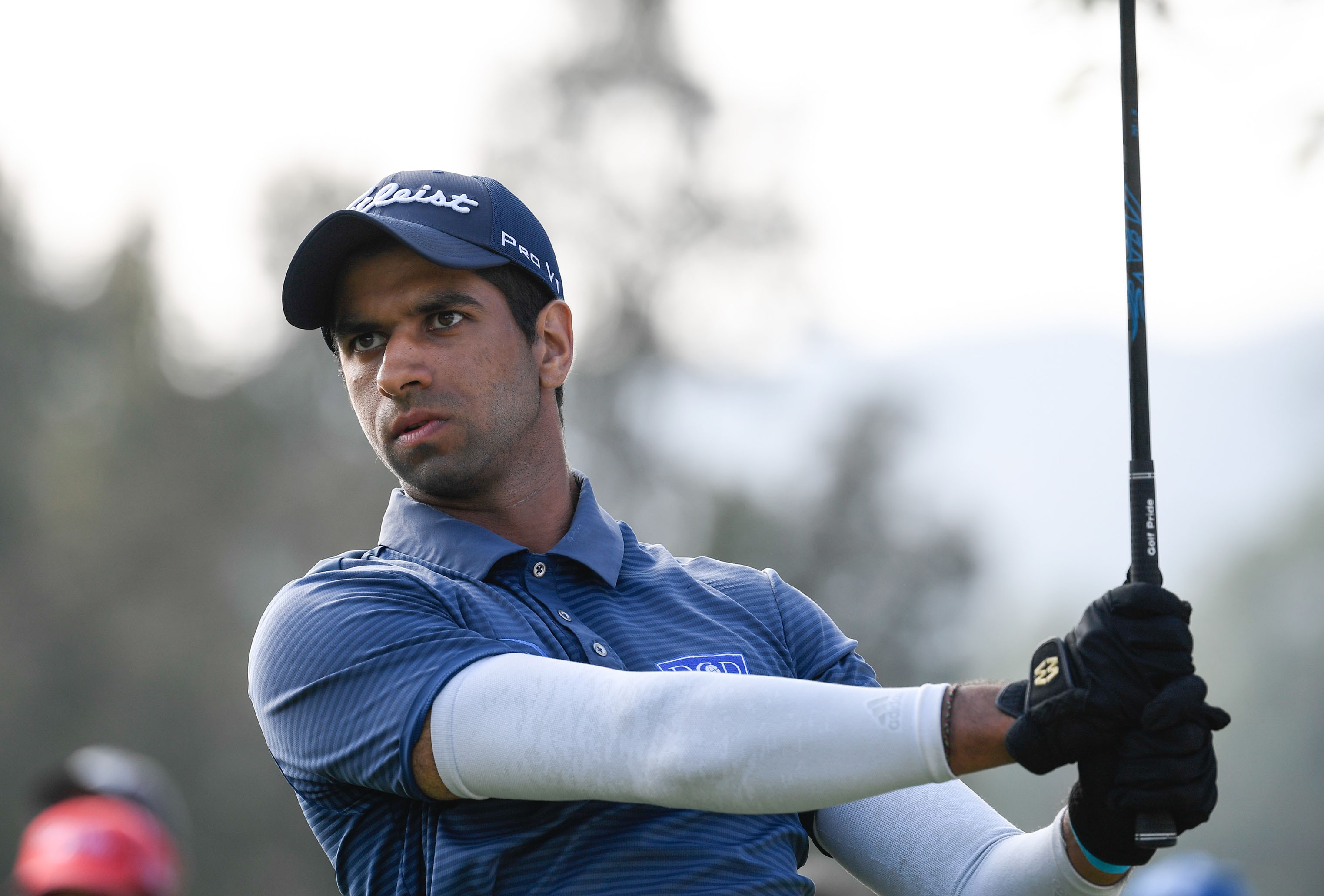 Aaron Rai during the first round of the Hong Kong Open. Photos: Richard Castka
