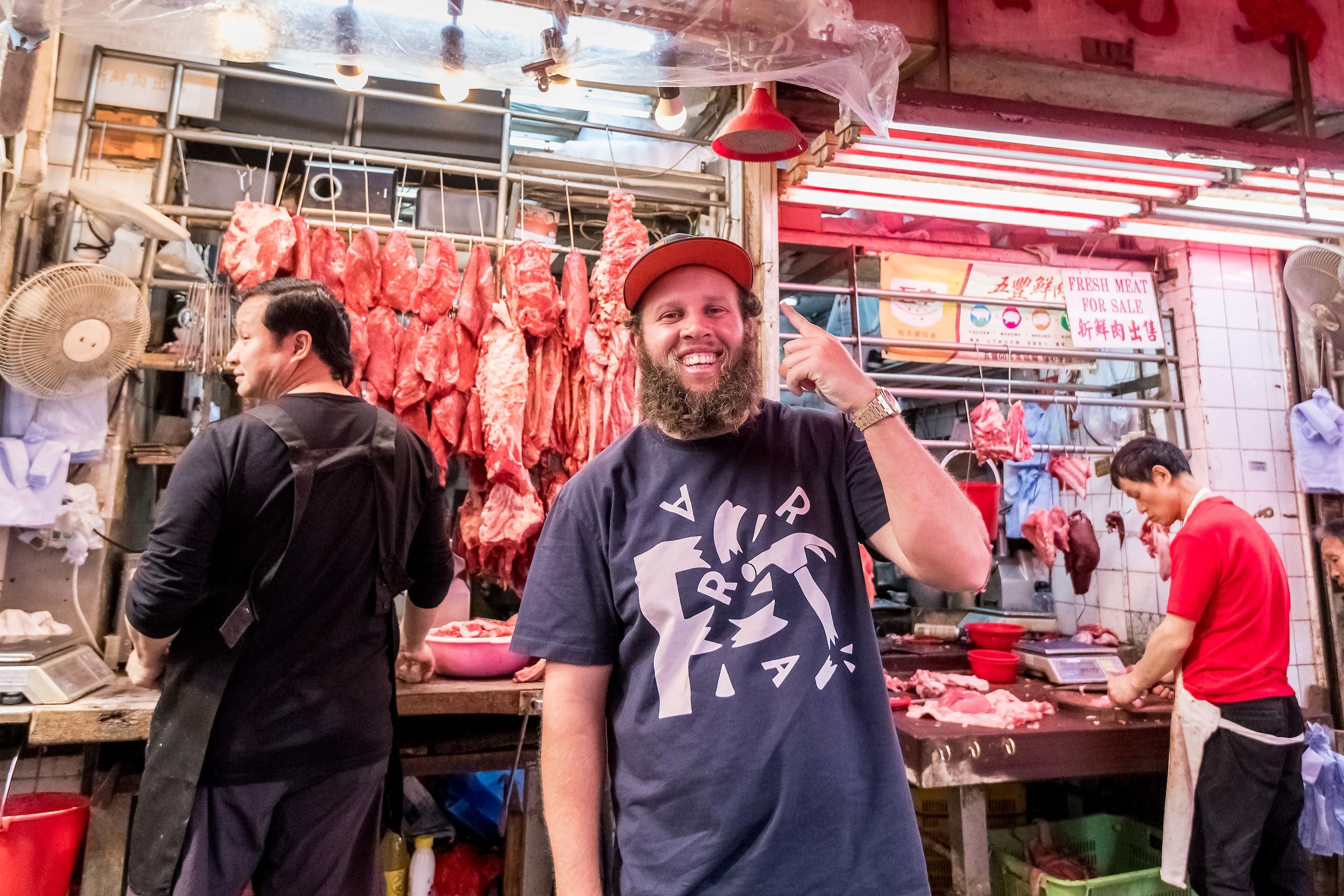 Andrew ‘Beef’ Johnston in Sham Shui Po. Photo: Hong Kong Open