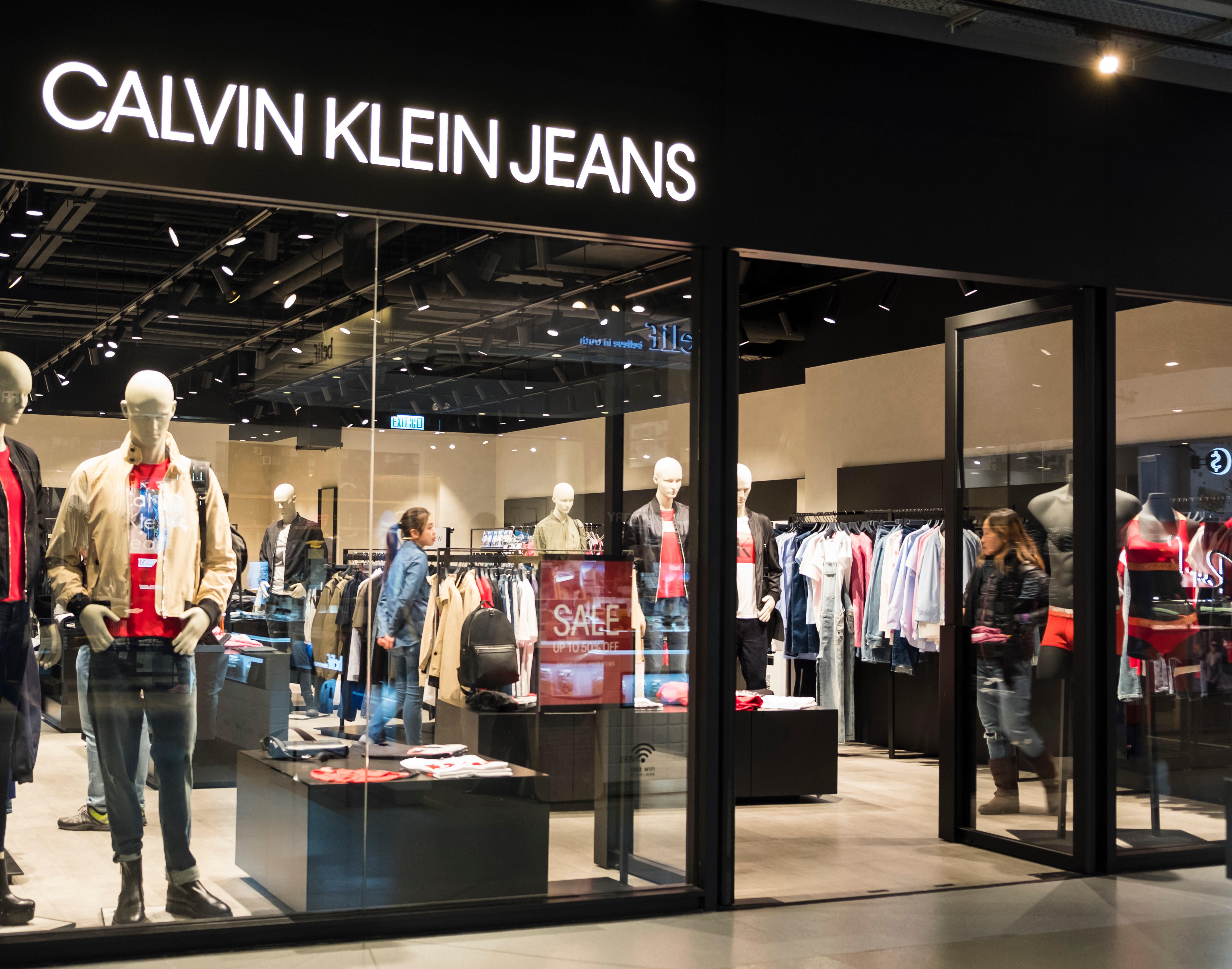 Hong Kong fashion company Global Brands Group is the official licensee of Calvin Klein. Photo: Alamy