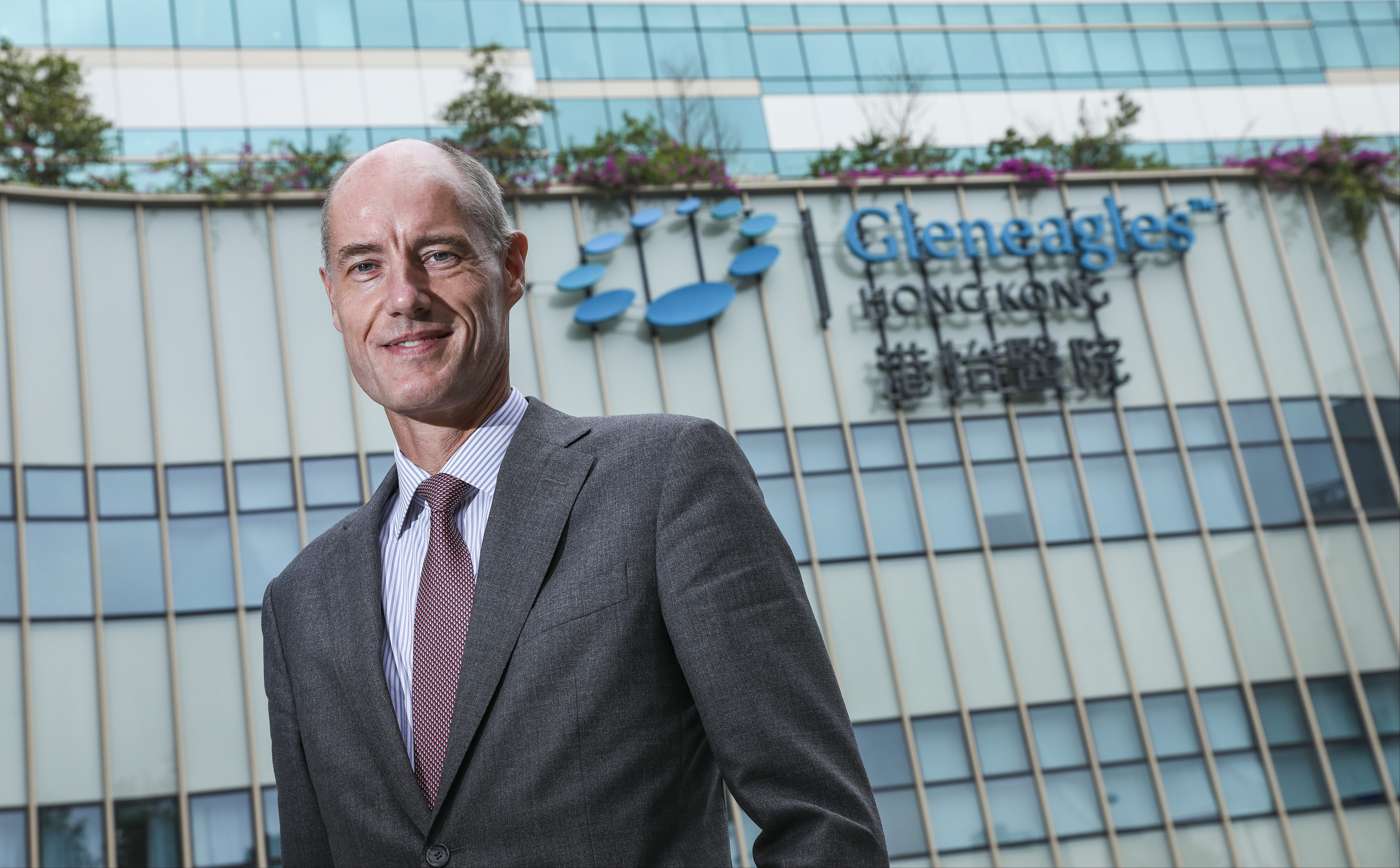 Dirk Schraven, CEO of Gleneagles Hong Kong Hospital in Wong Chuk Hang. Photo: Nora Tam