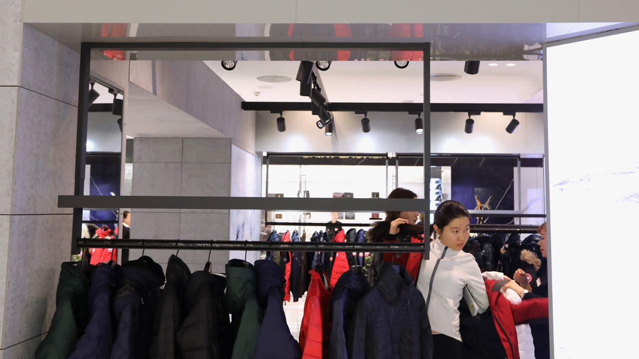 Canada Goose delays opening its first China flagship store amid