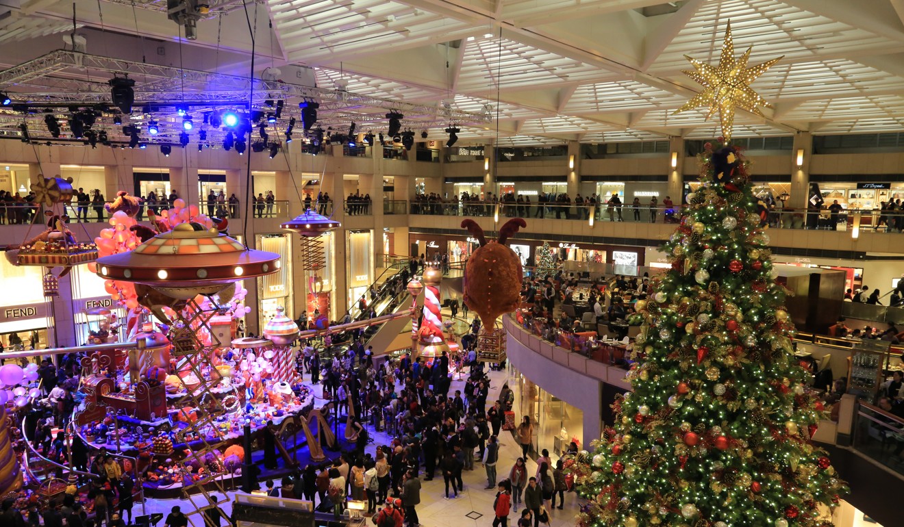 Christmas decorations: Hong Kong shopping malls pull out the stops ...