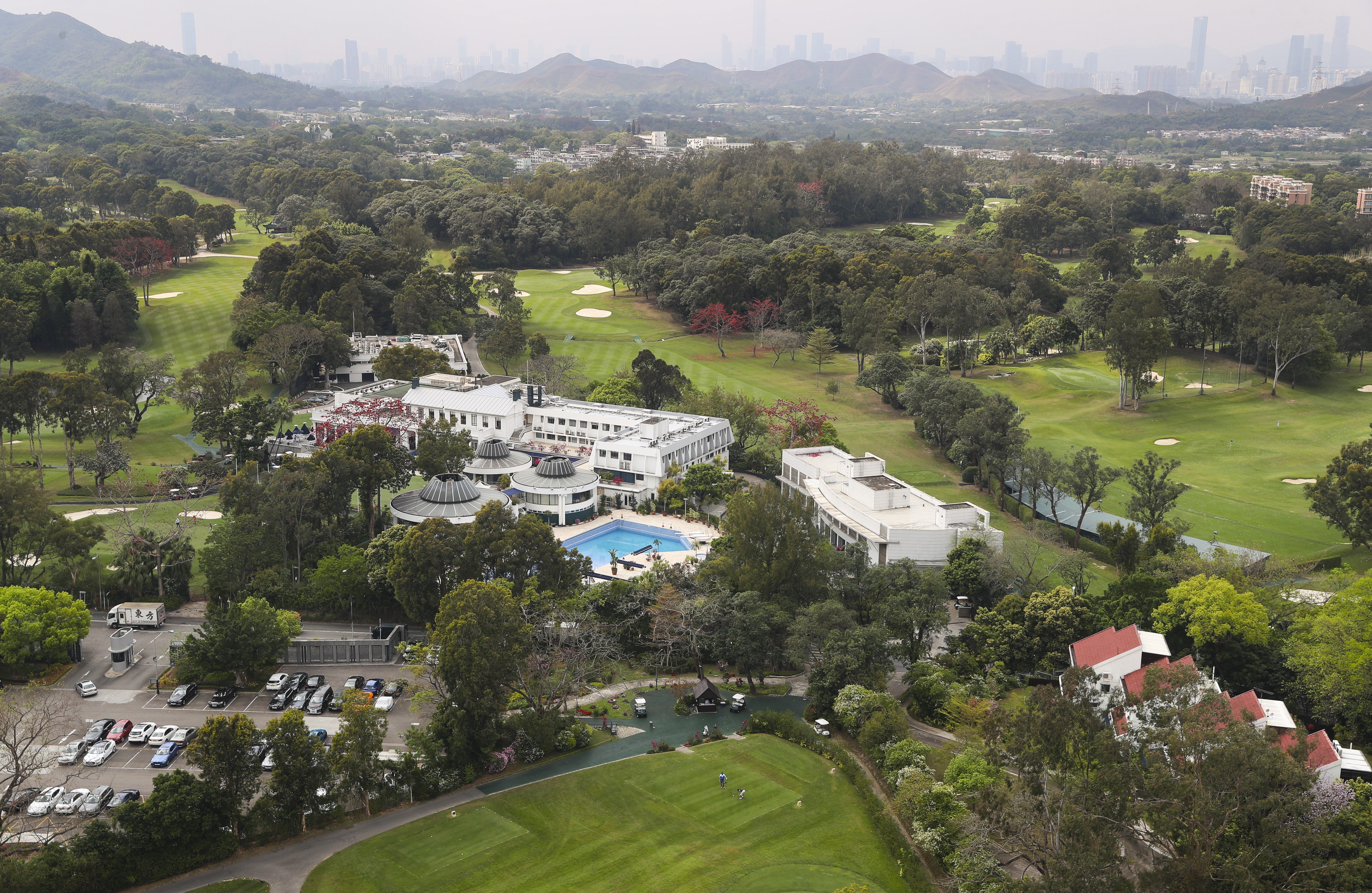 Aerial view of Hong Kong Golf Club in Fanling. Photo: K.Y. Cheng