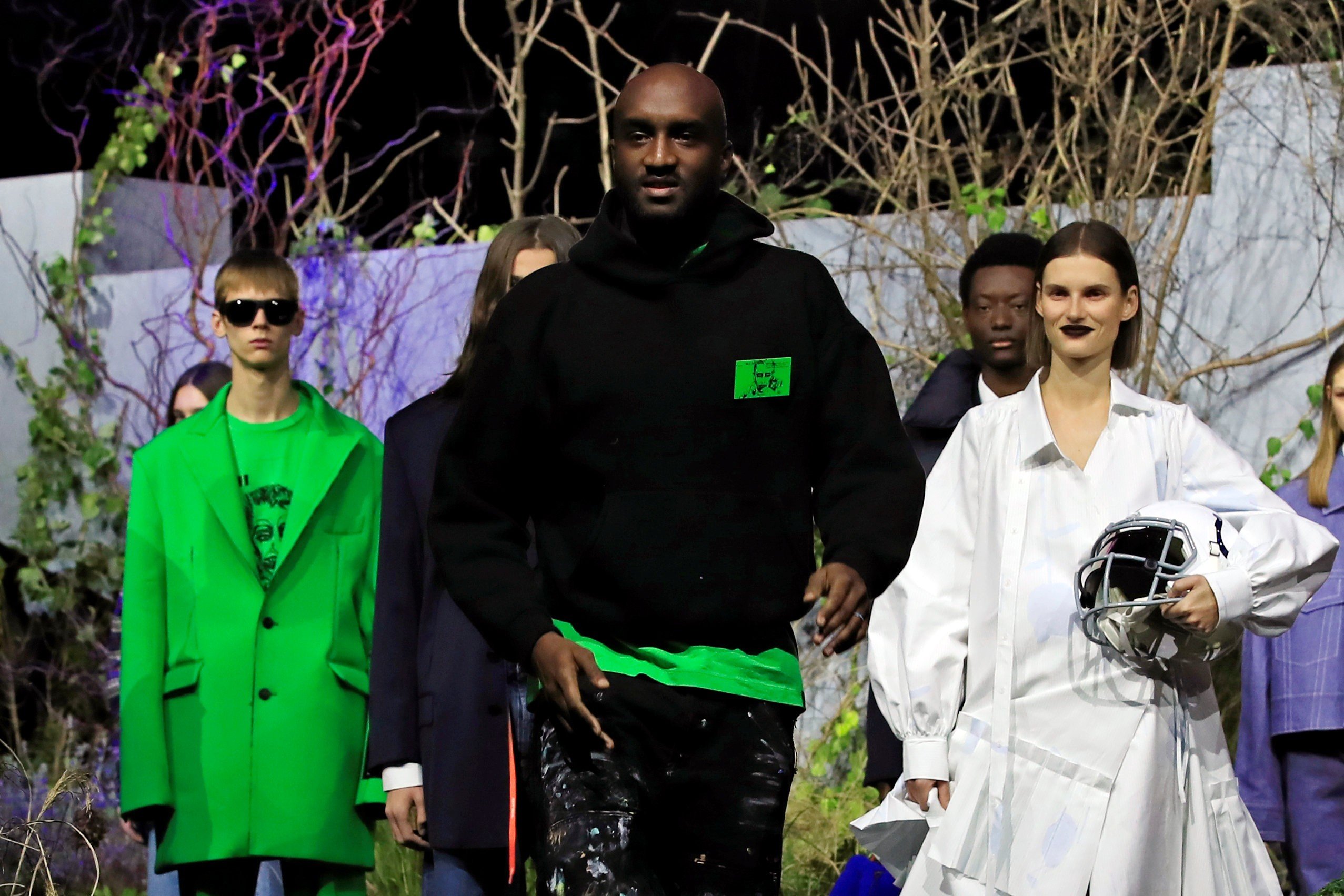 Louis Vuitton's Virgil Abloh makes suit and tie the stuff of streetwear  with edgy Off-White Paris show