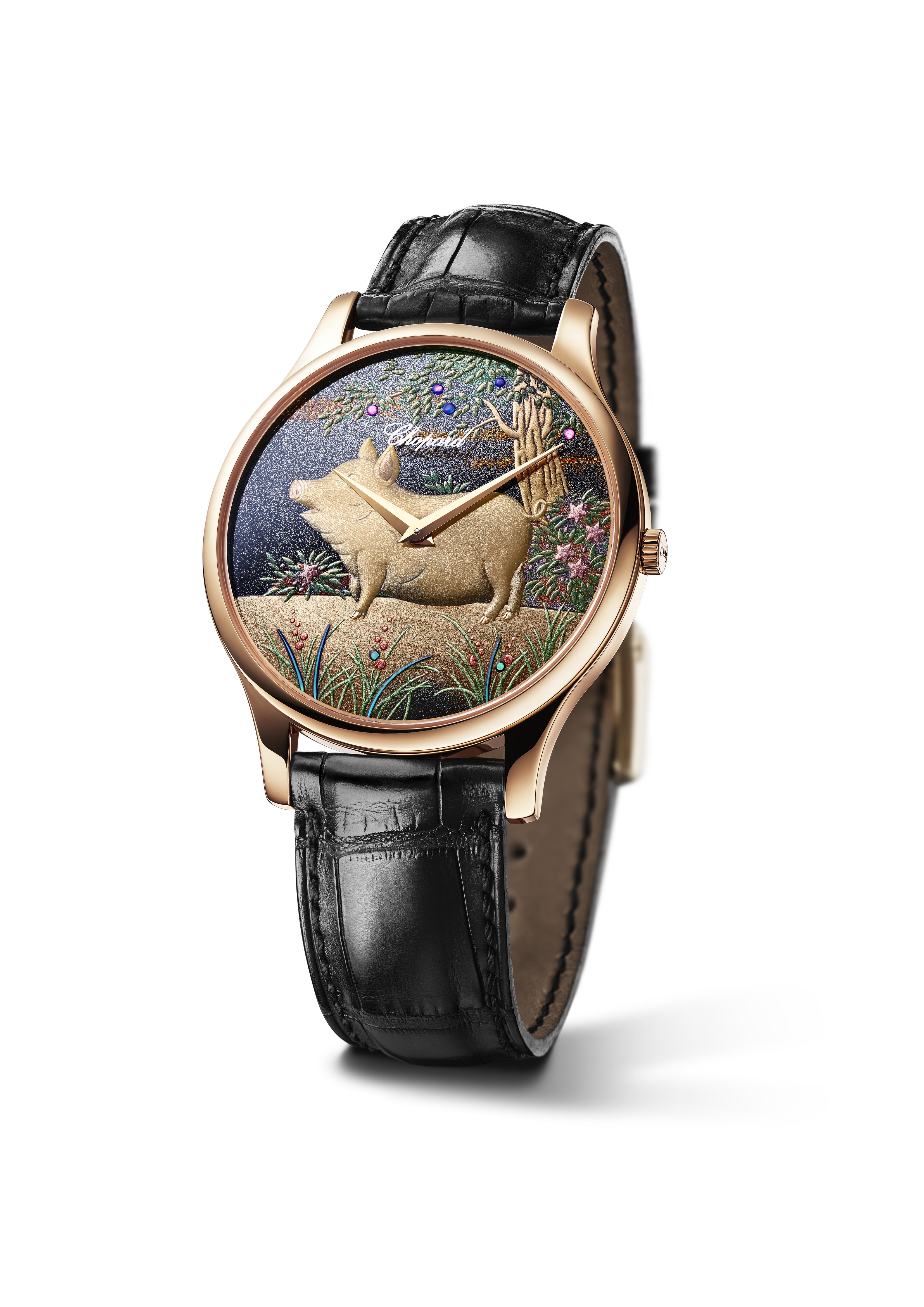 Three Year of the Pig watches from Chopard Jaquet Droz Vacheron