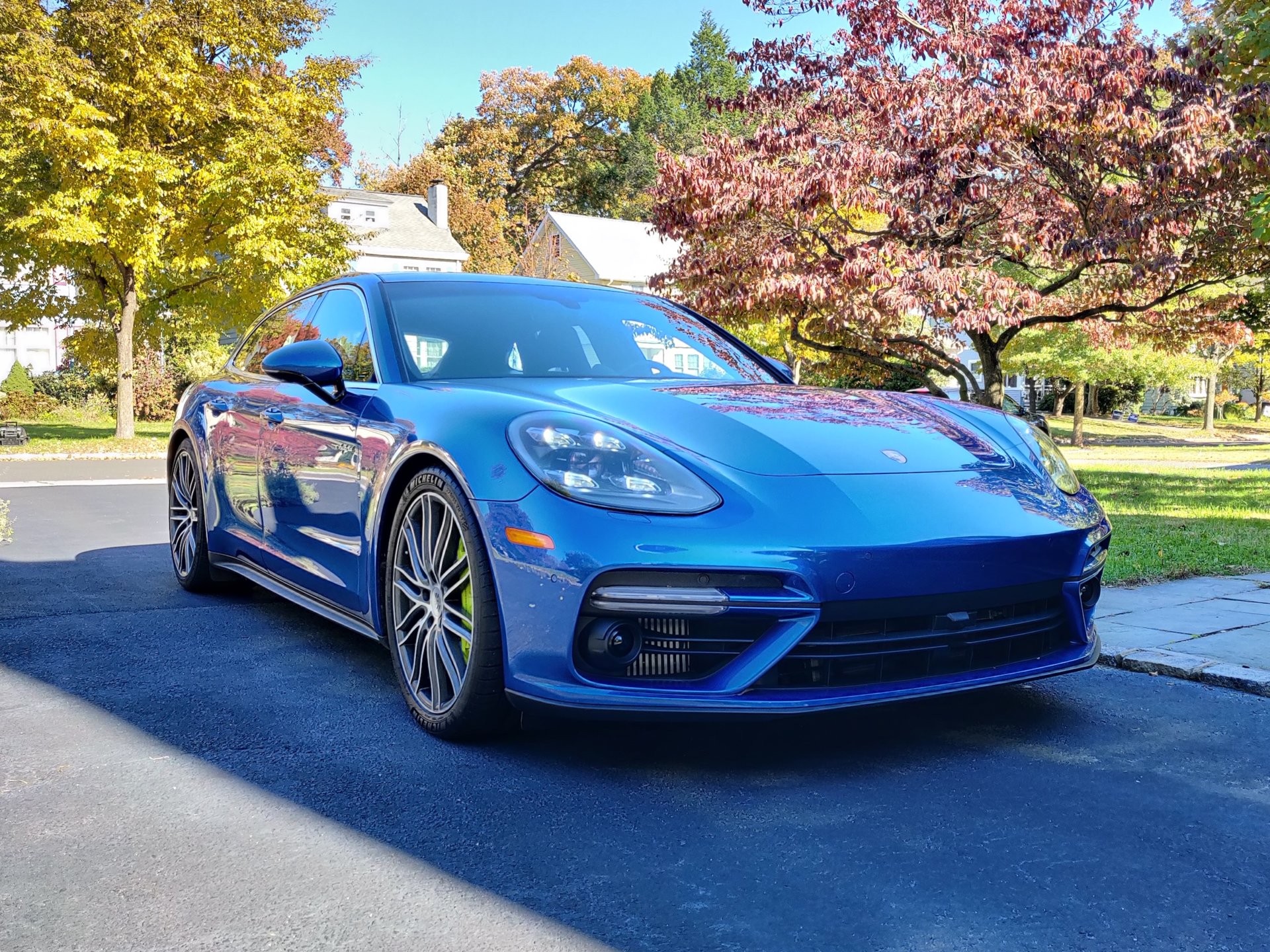 The test-drive Porsche Panamera Turbo S E-Hybrid Sport Turismo, which cost US$210,000, can reach a top speed of 192mph. Photo: Benjamin Zhang
